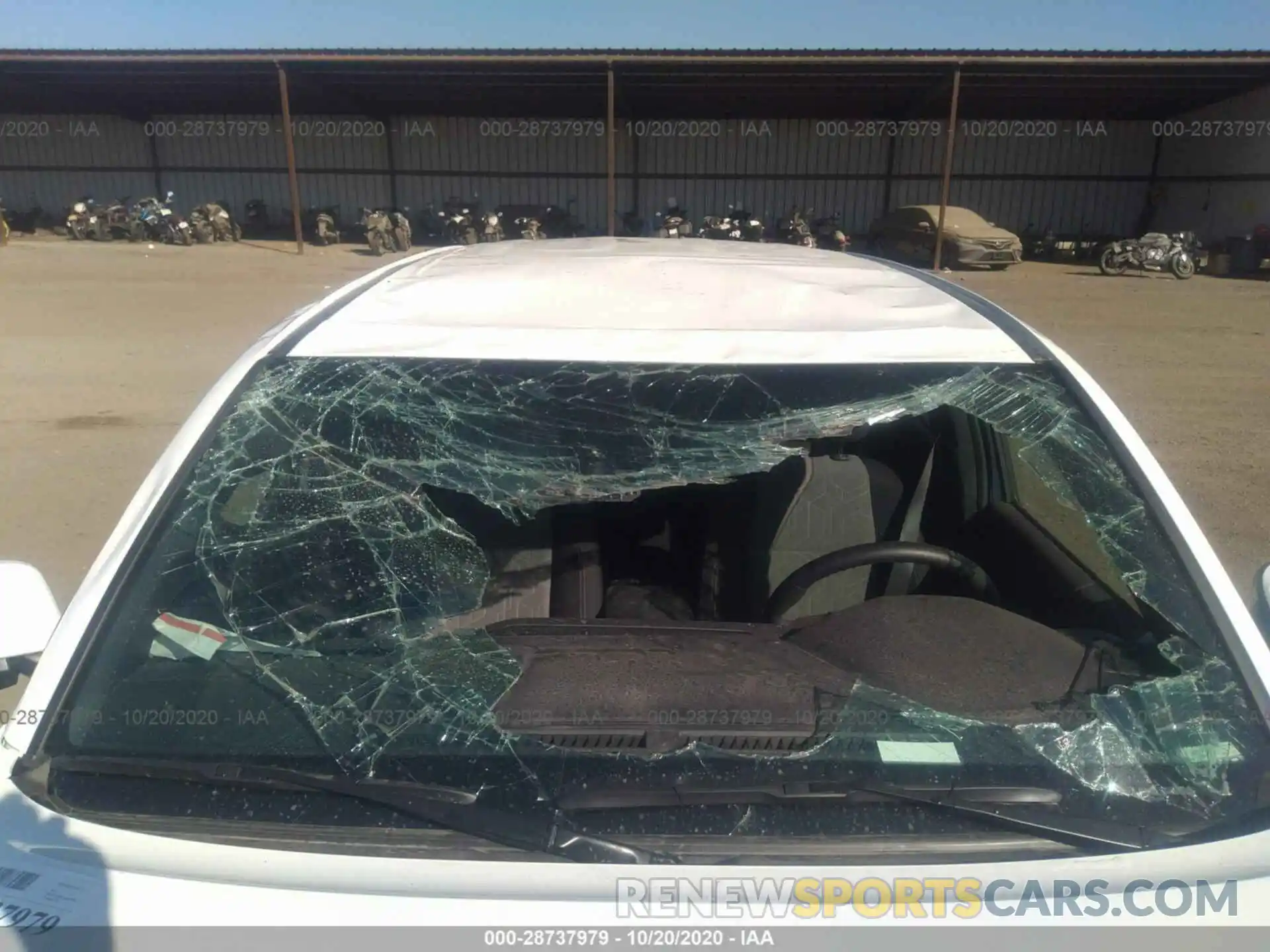 6 Photograph of a damaged car 3TMCZ5AN8LM351329 TOYOTA TACOMA 4WD 2020