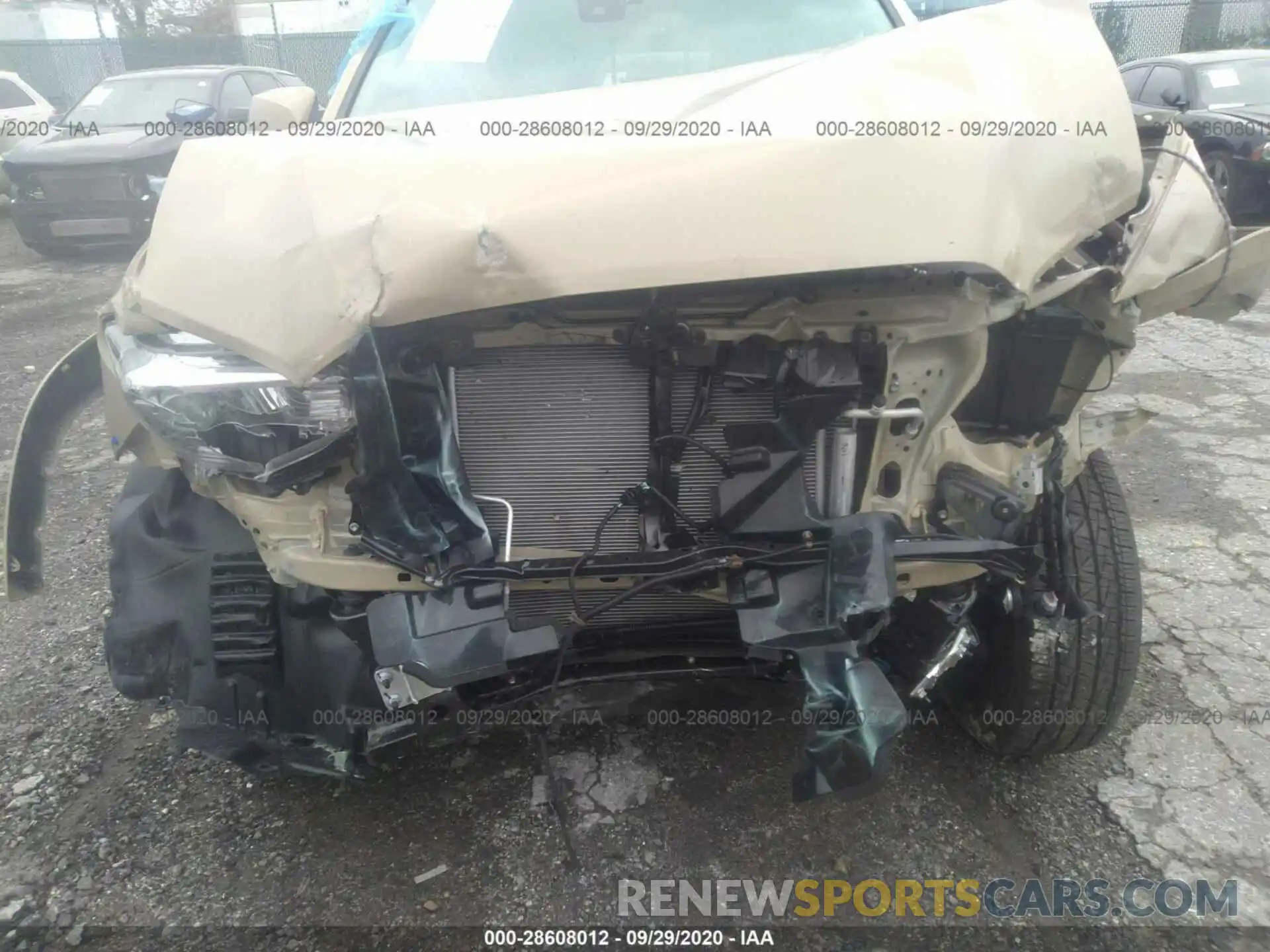 6 Фотография поврежденного автомобиля 3TMCZ5AN8LM354067 TOYOTA TACOMA 4WD 2020