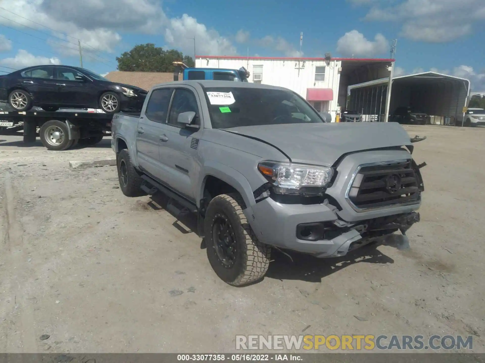 1 Photograph of a damaged car 3TMCZ5AN9LM300552 TOYOTA TACOMA 4WD 2020