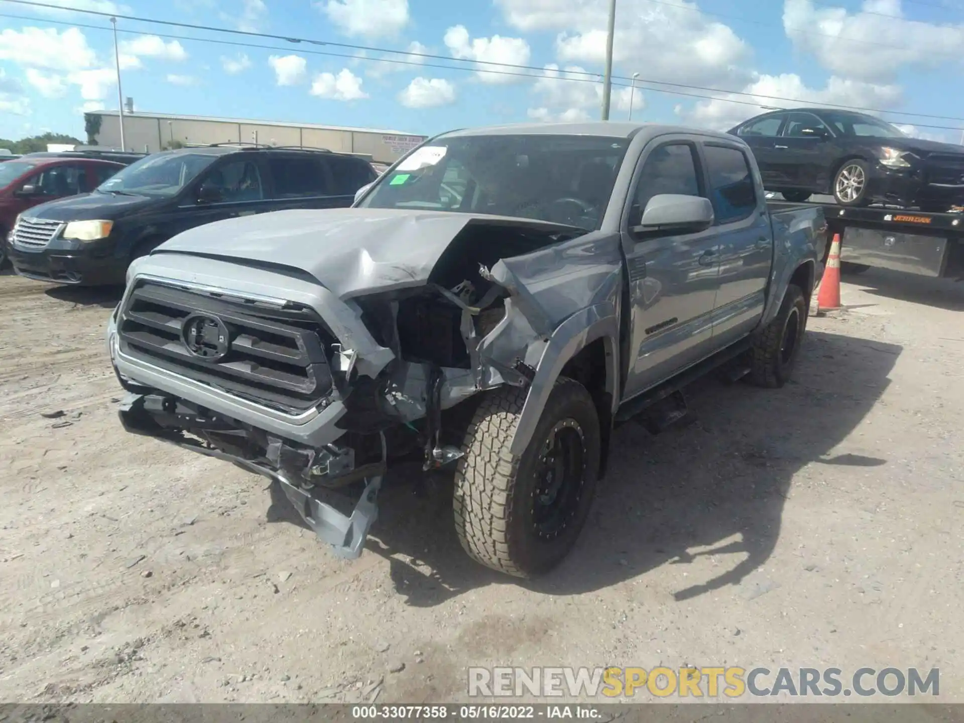 2 Photograph of a damaged car 3TMCZ5AN9LM300552 TOYOTA TACOMA 4WD 2020