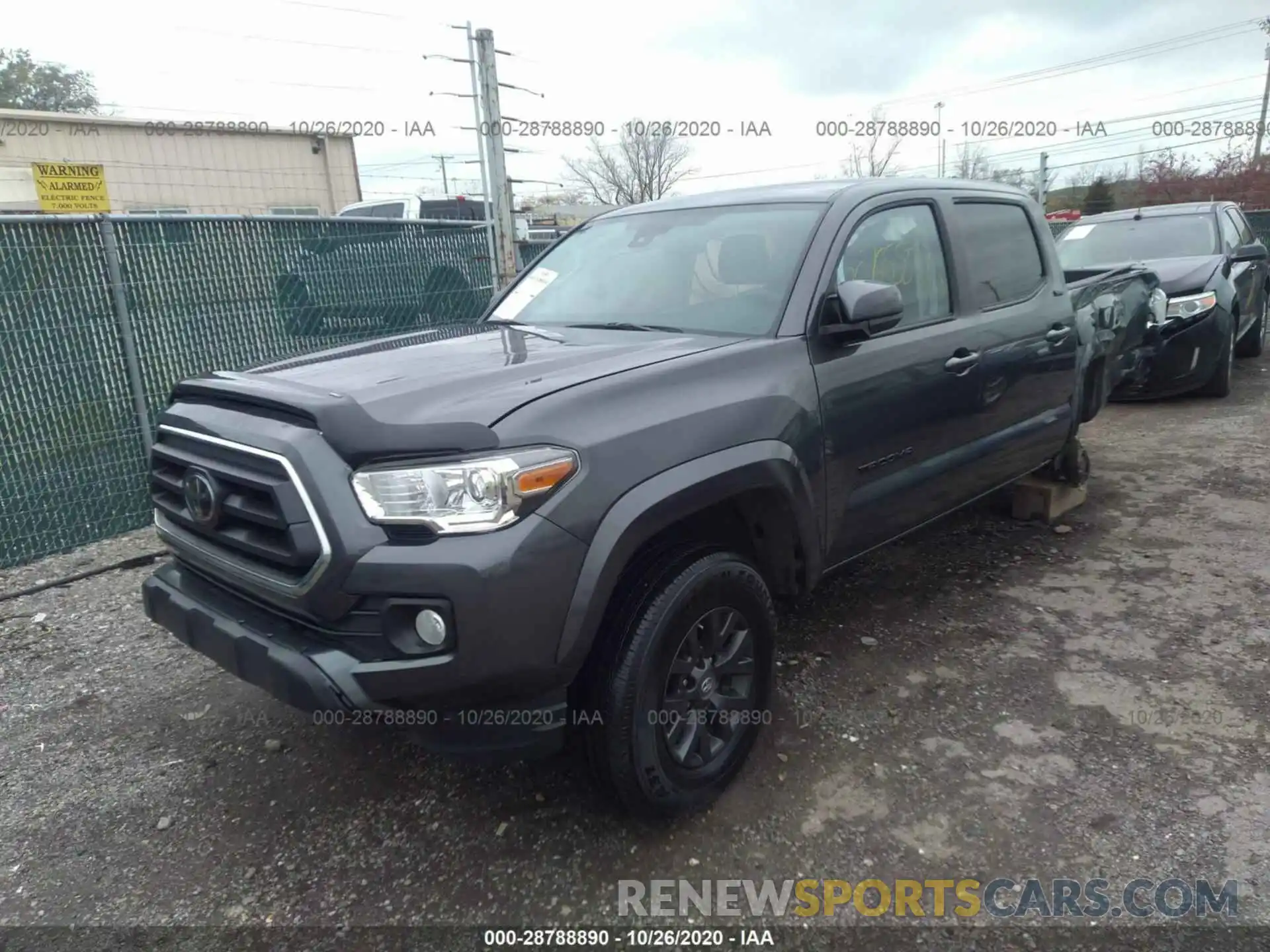 2 Фотография поврежденного автомобиля 3TMCZ5AN9LM309171 TOYOTA TACOMA 4WD 2020