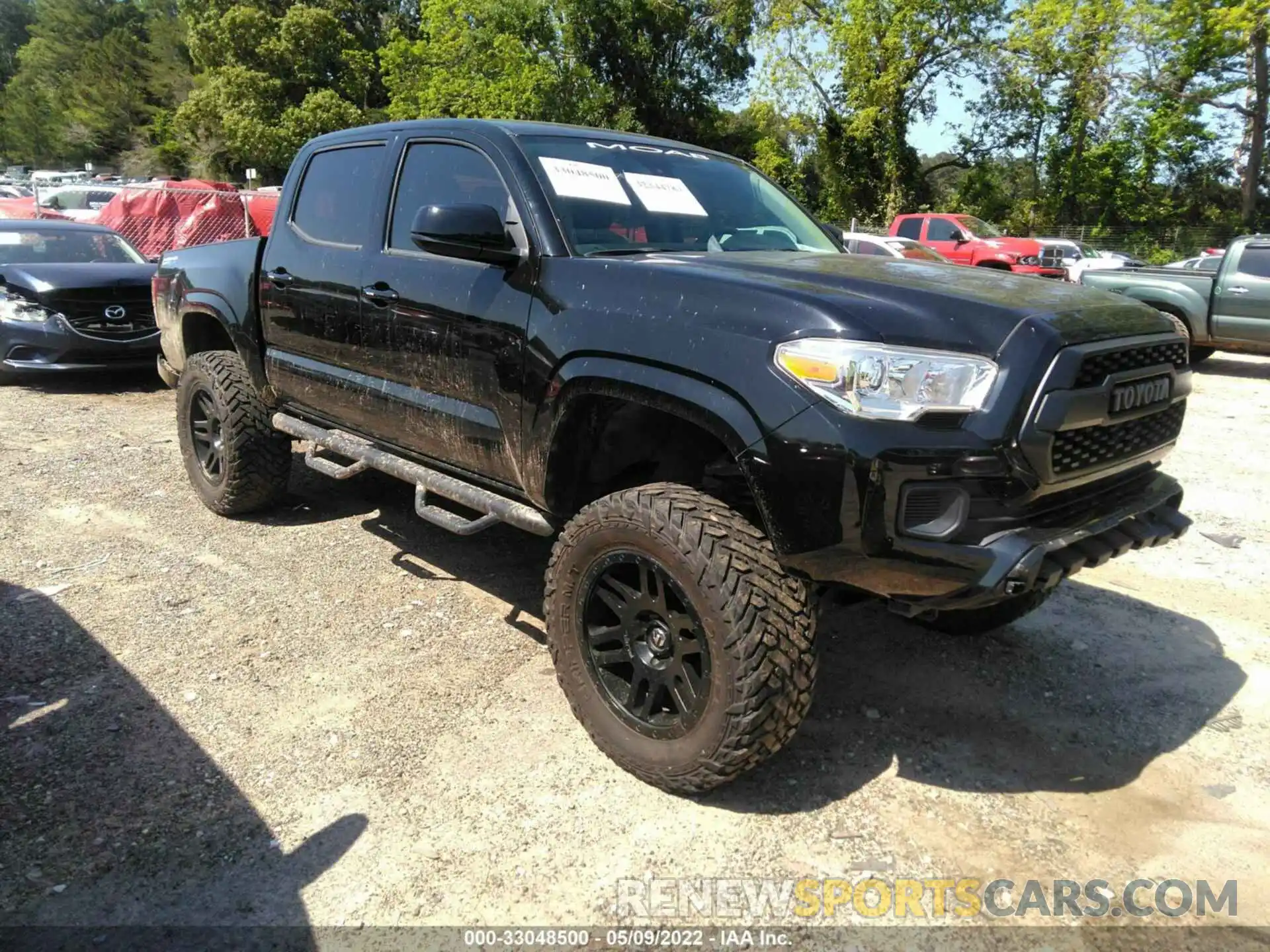 1 Photograph of a damaged car 3TMCZ5AN9LM309784 TOYOTA TACOMA 4WD 2020