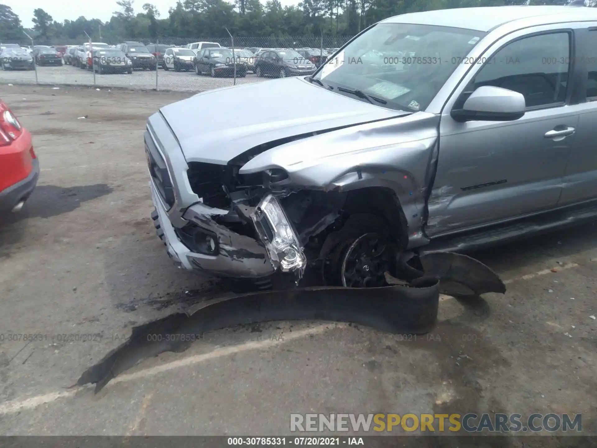 6 Photograph of a damaged car 3TMCZ5AN9LM309834 TOYOTA TACOMA 4WD 2020