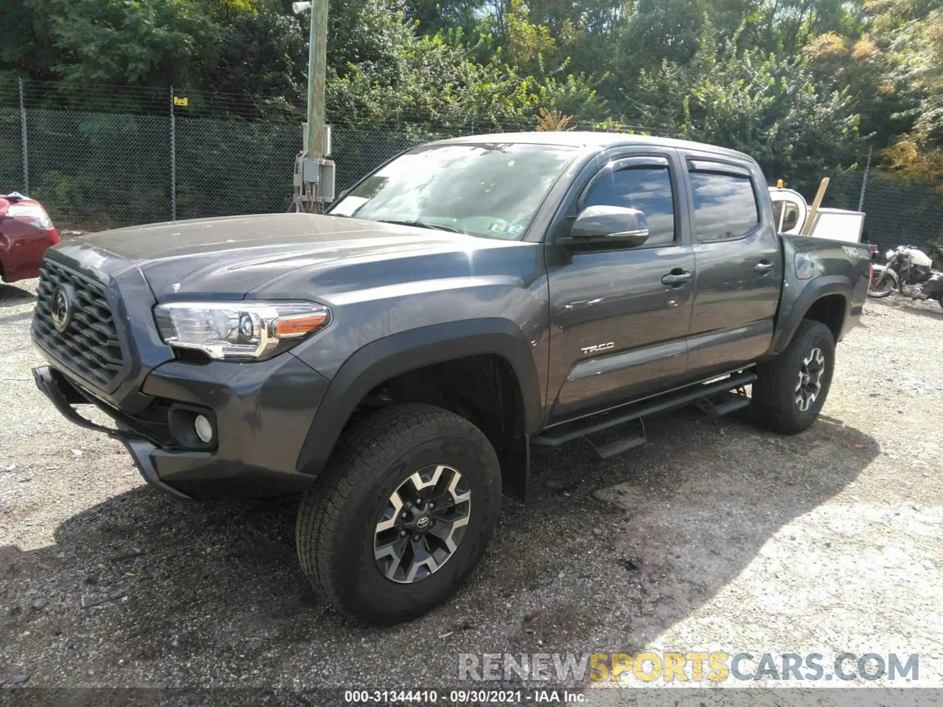 2 Photograph of a damaged car 3TMCZ5AN9LM321336 TOYOTA TACOMA 4WD 2020