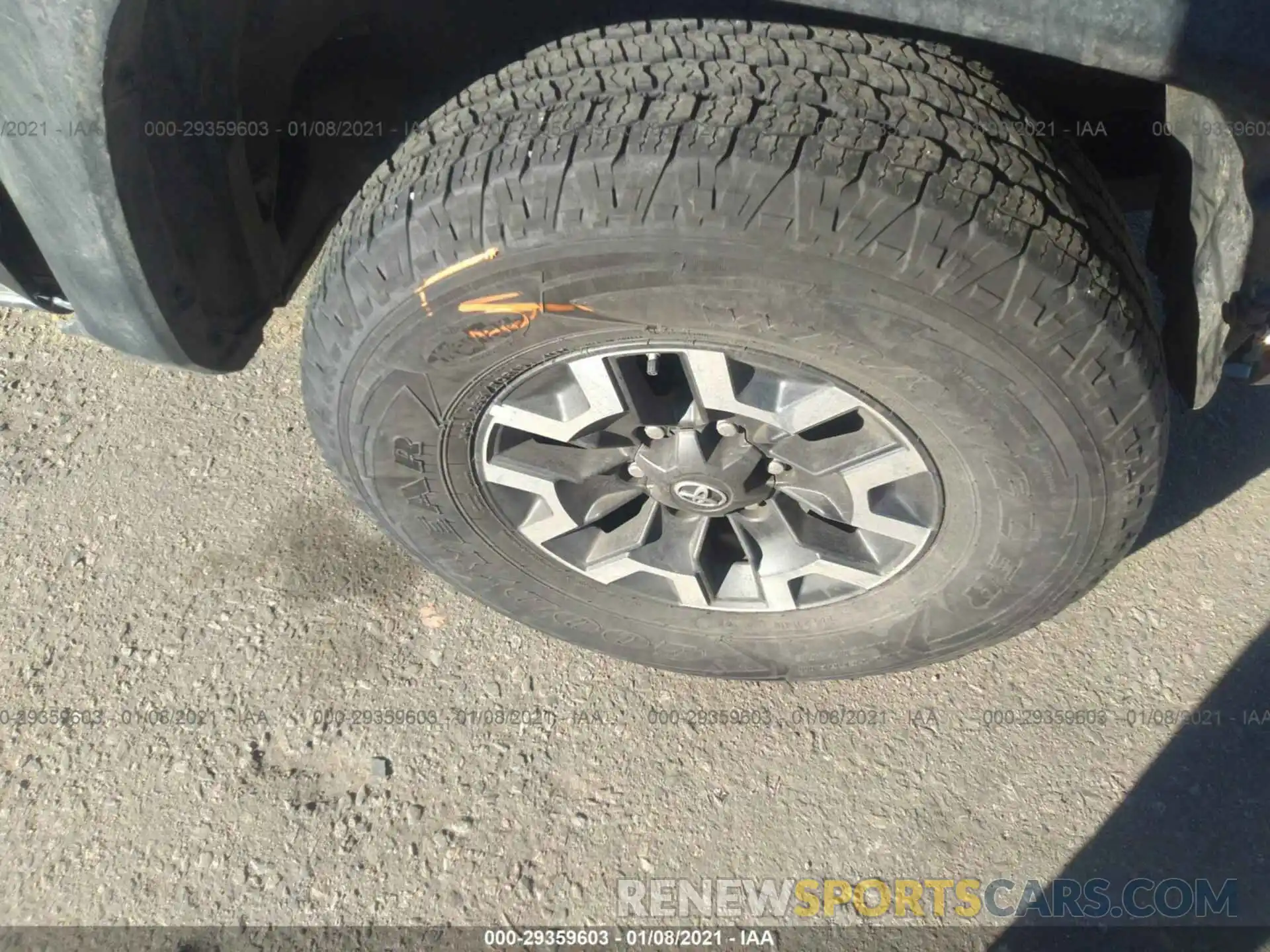 14 Photograph of a damaged car 3TMCZ5AN9LM321837 TOYOTA TACOMA 4WD 2020