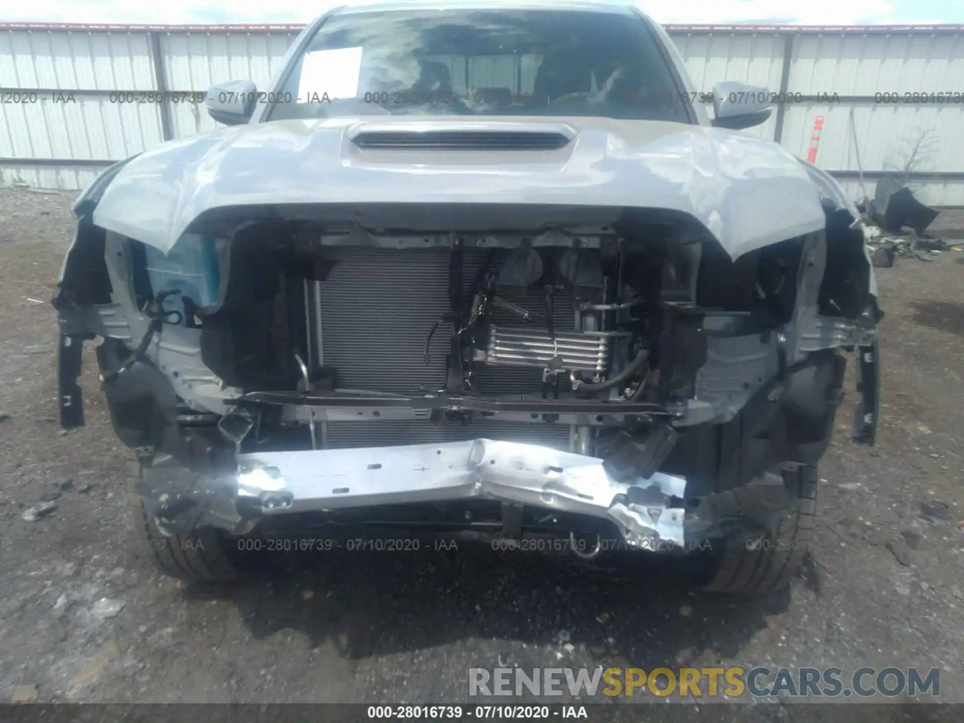 6 Photograph of a damaged car 3TMCZ5AN9LM325063 TOYOTA TACOMA 4WD 2020