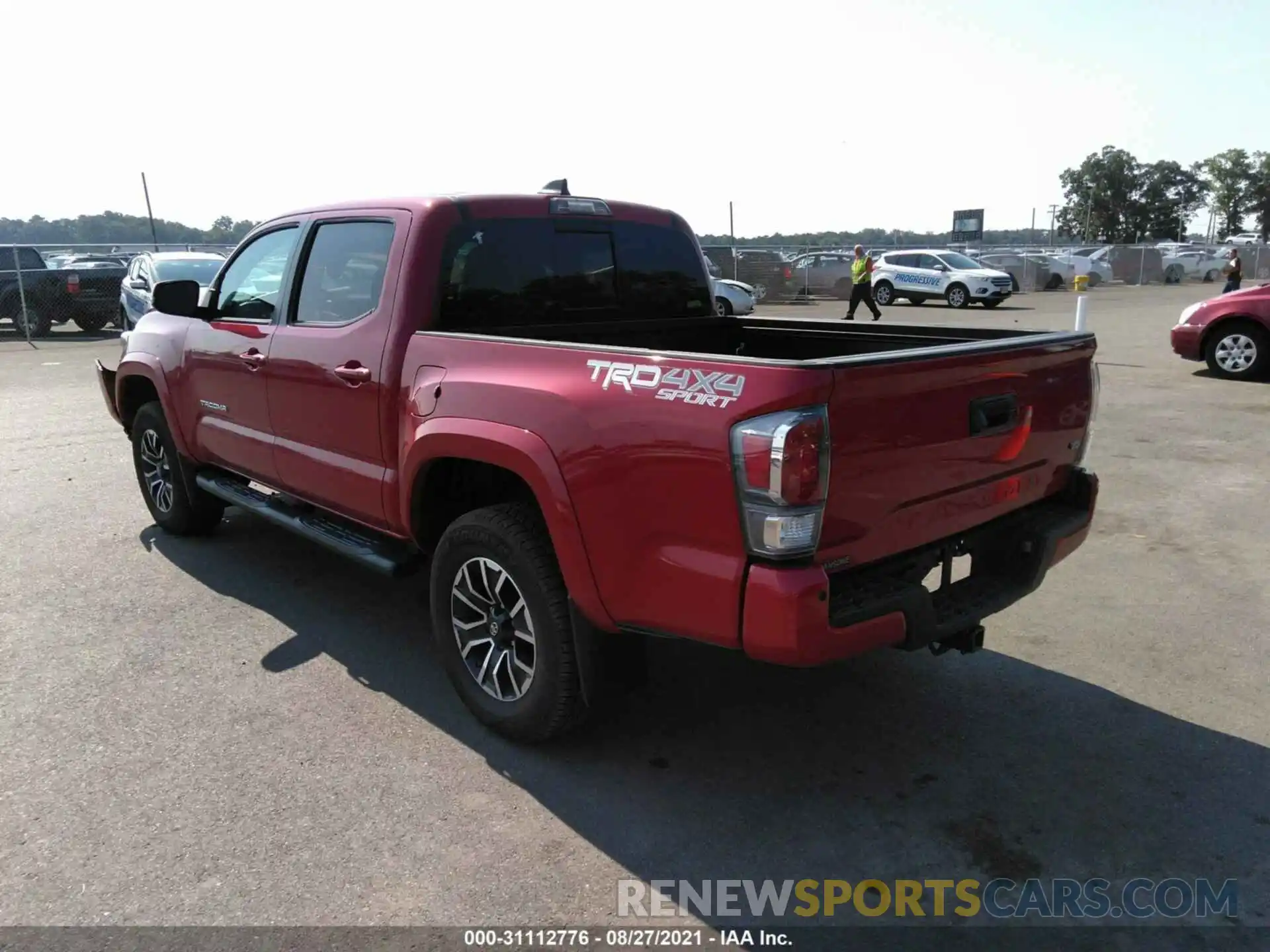 3 Photograph of a damaged car 3TMCZ5AN9LM326973 TOYOTA TACOMA 4WD 2020