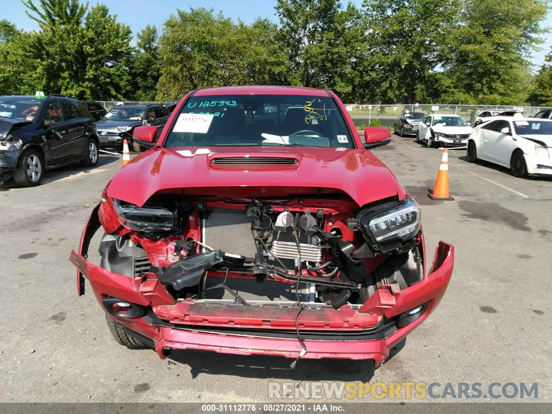 6 Photograph of a damaged car 3TMCZ5AN9LM326973 TOYOTA TACOMA 4WD 2020