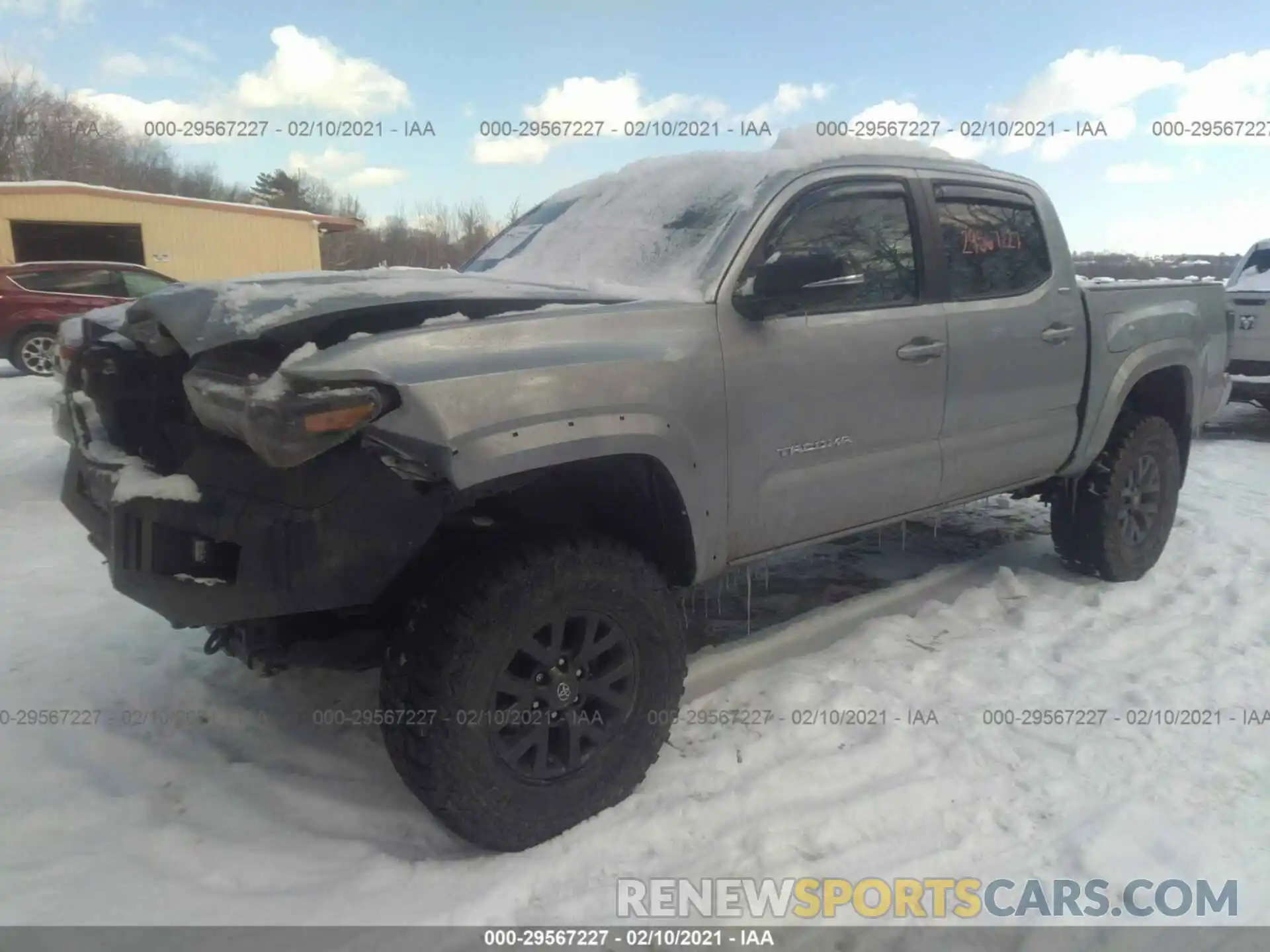 2 Фотография поврежденного автомобиля 3TMCZ5AN9LM329193 TOYOTA TACOMA 4WD 2020