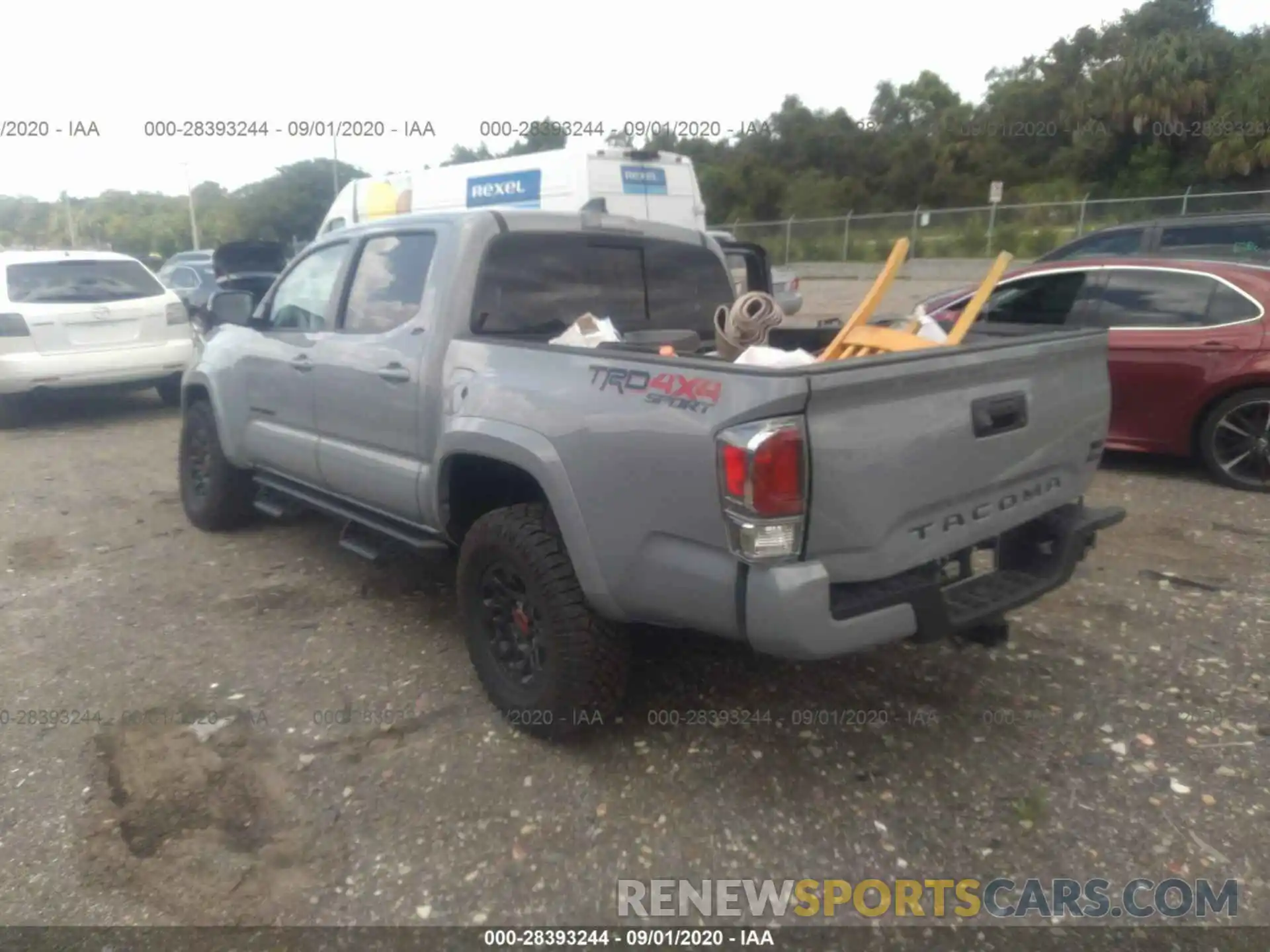 3 Photograph of a damaged car 3TMCZ5AN9LM342185 TOYOTA TACOMA 4WD 2020