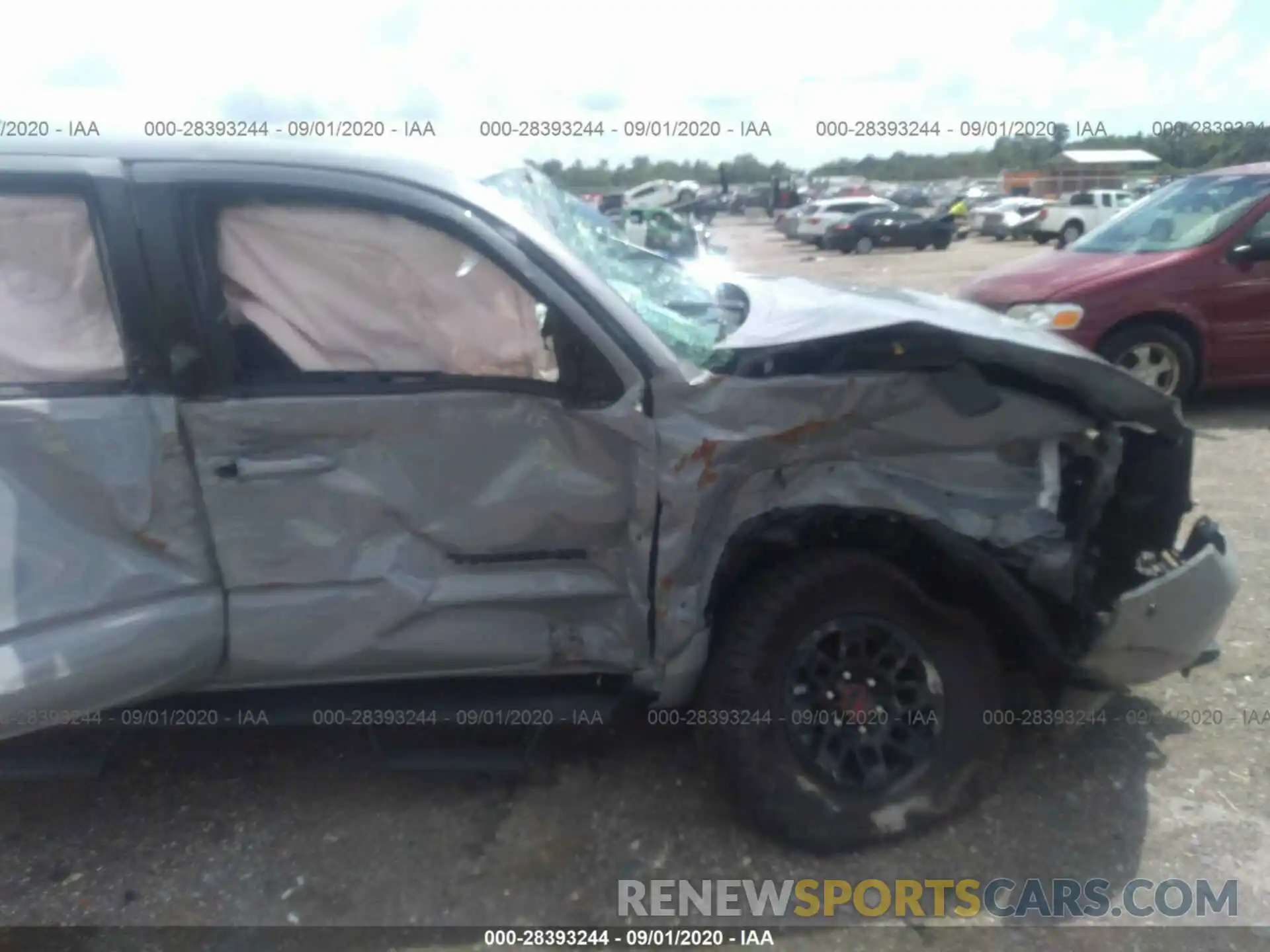 6 Photograph of a damaged car 3TMCZ5AN9LM342185 TOYOTA TACOMA 4WD 2020