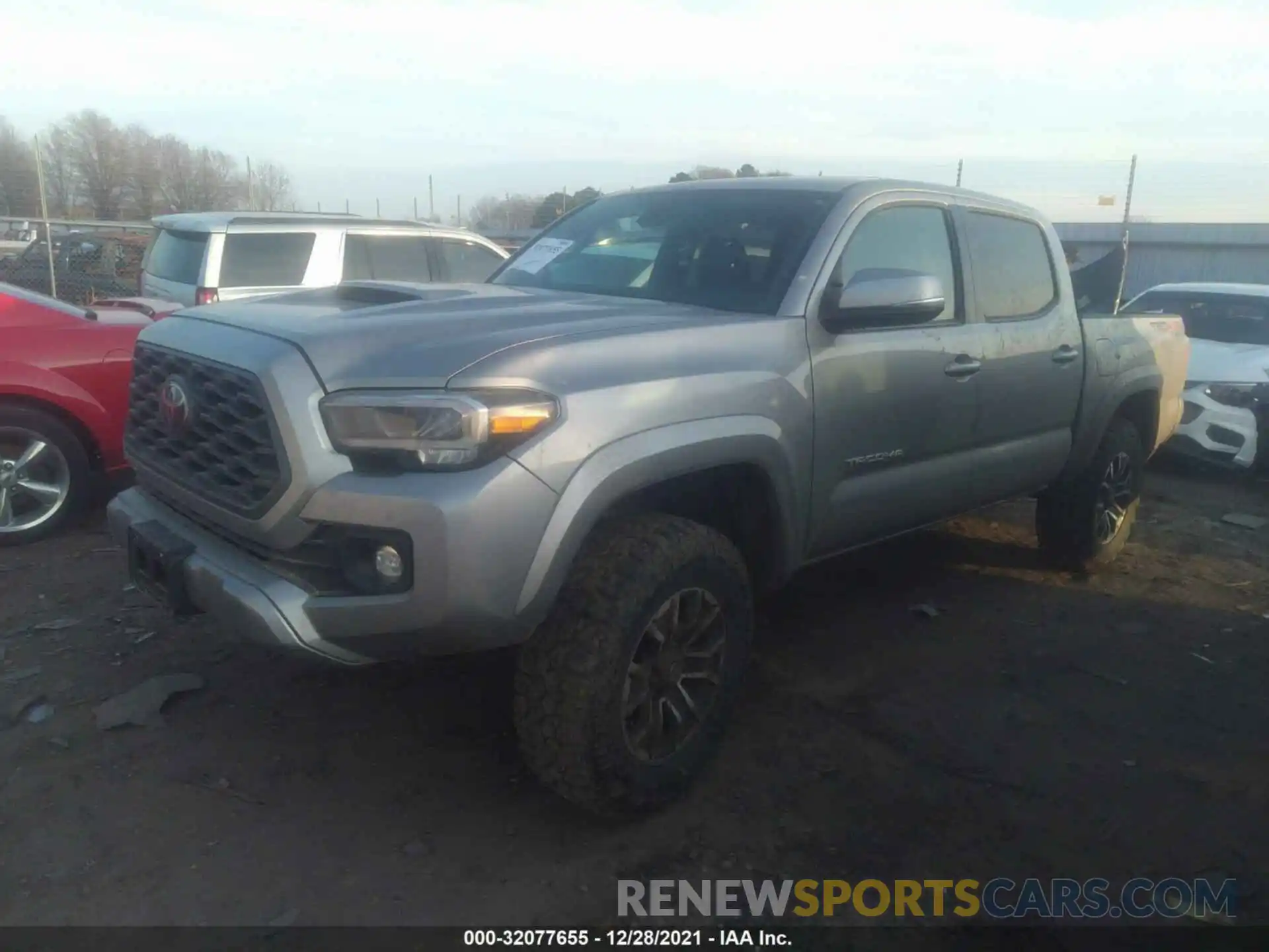 2 Photograph of a damaged car 3TMCZ5AN9LM353543 TOYOTA TACOMA 4WD 2020