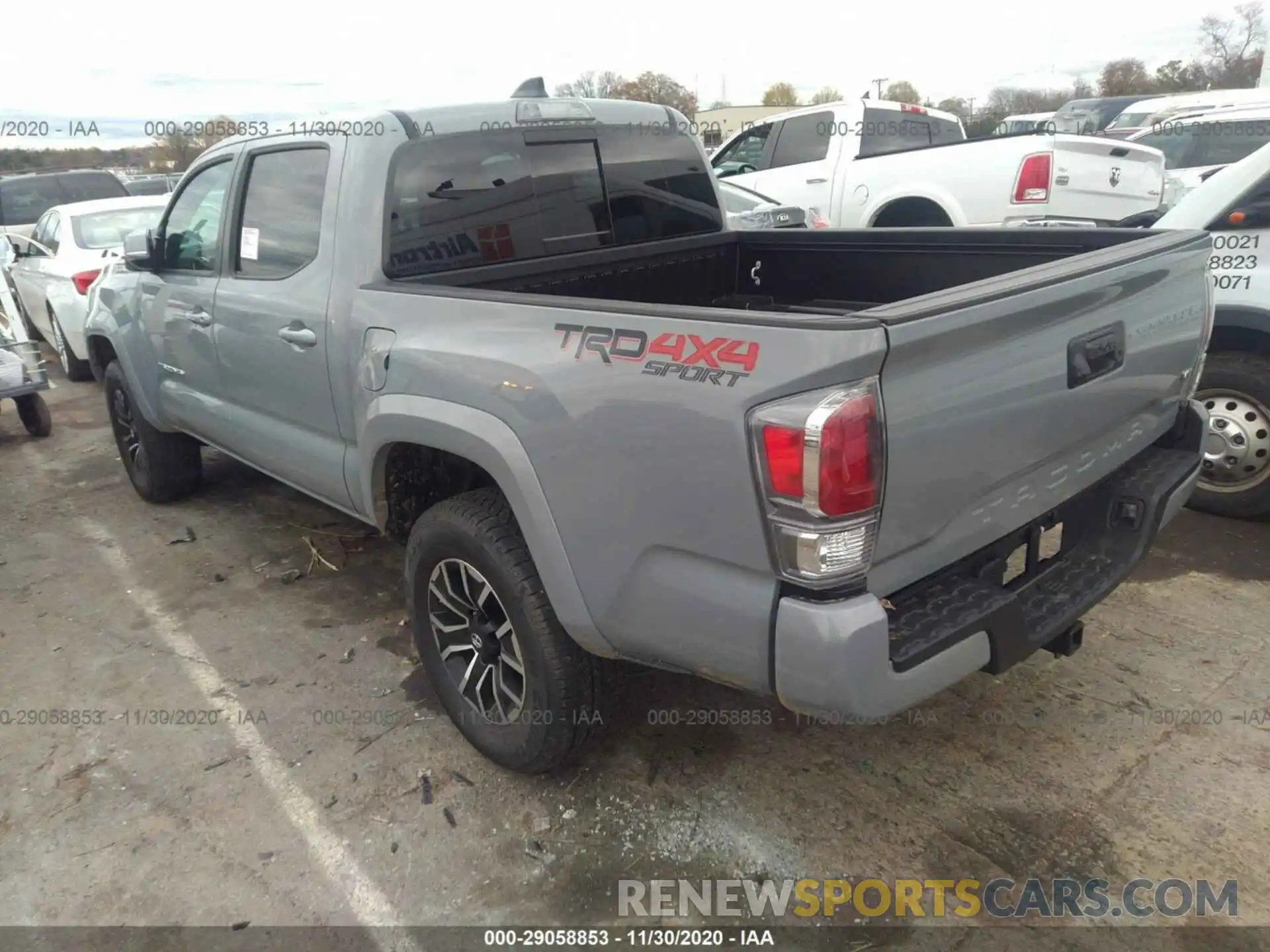 2 Photograph of a damaged car 3TMCZ5AN9LM364218 TOYOTA TACOMA 4WD 2020