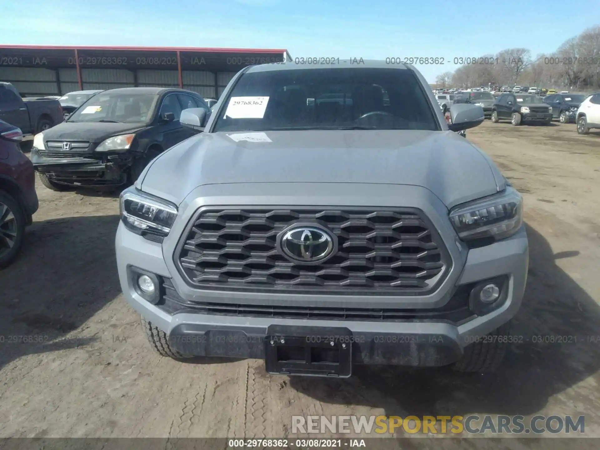 6 Photograph of a damaged car 3TMCZ5AN9LM366194 TOYOTA TACOMA 4WD 2020