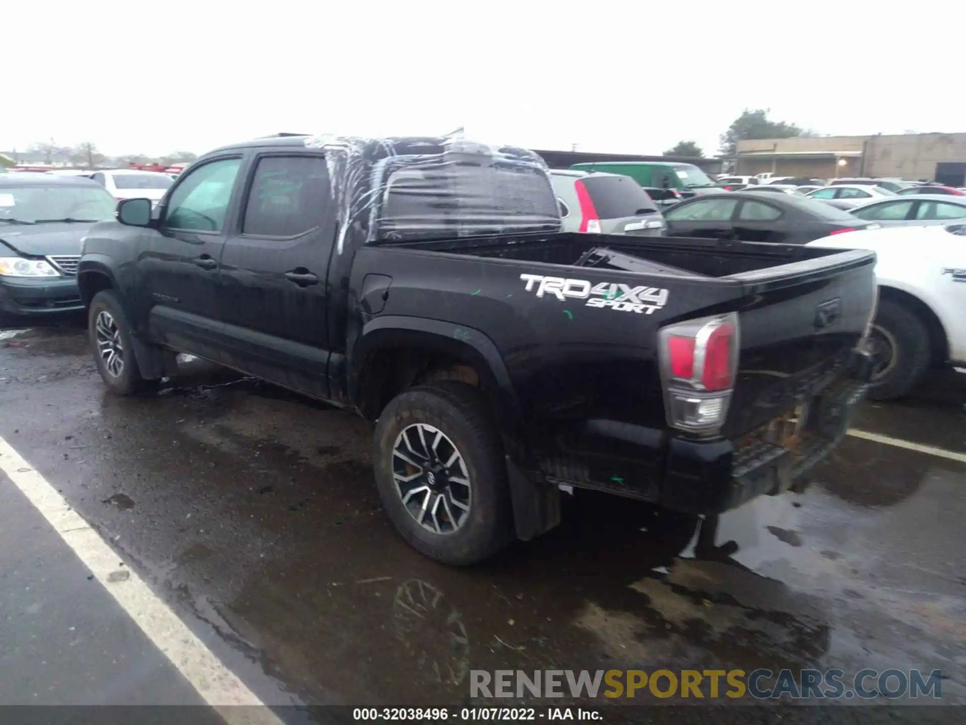 3 Photograph of a damaged car 3TMCZ5AN9LM366602 TOYOTA TACOMA 4WD 2020