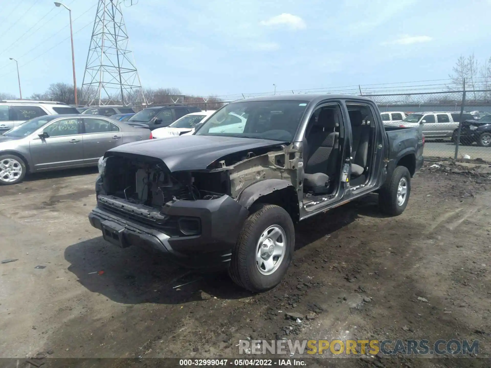 6 Photograph of a damaged car 3TMCZ5AN9LM366695 TOYOTA TACOMA 4WD 2020