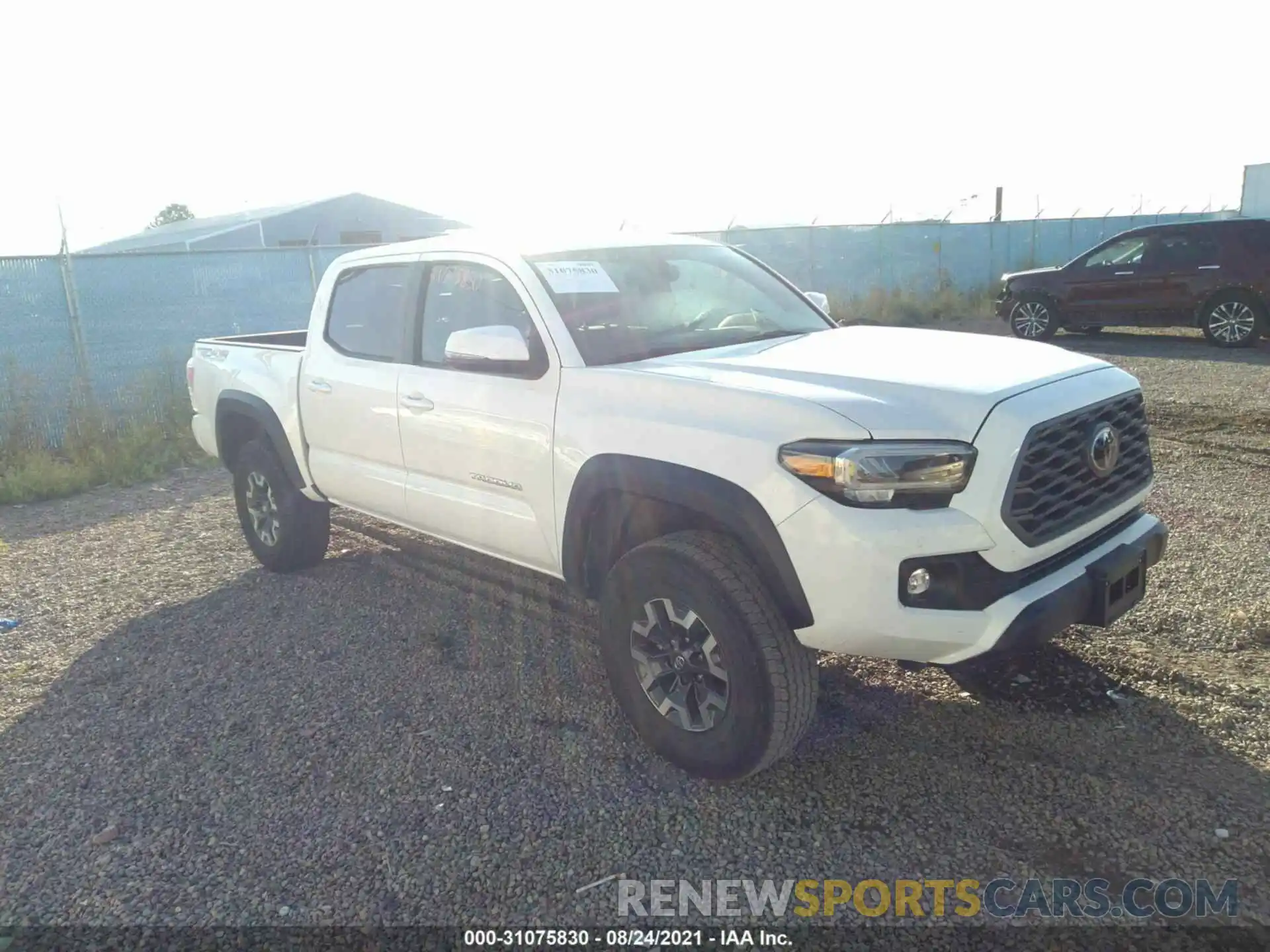 1 Photograph of a damaged car 3TMCZ5AN9LM367586 TOYOTA TACOMA 4WD 2020