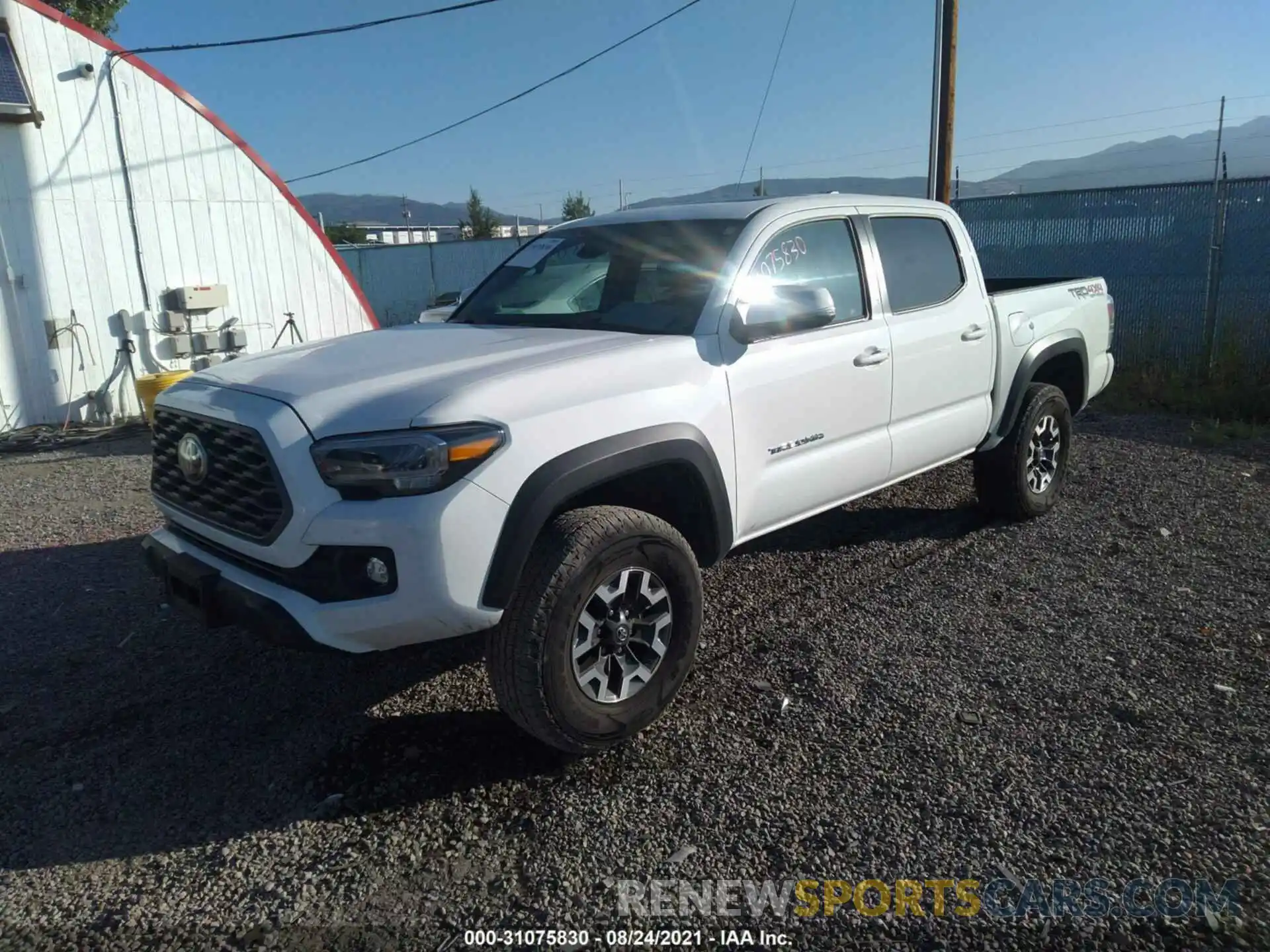 2 Photograph of a damaged car 3TMCZ5AN9LM367586 TOYOTA TACOMA 4WD 2020