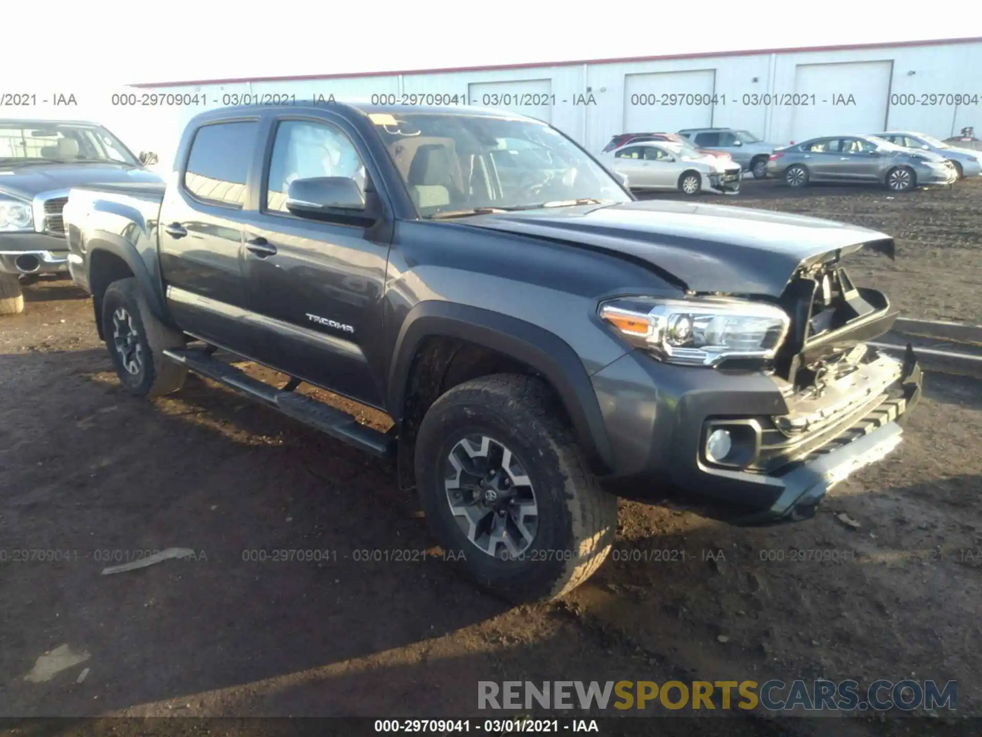 1 Photograph of a damaged car 3TMCZ5ANXLM288153 TOYOTA TACOMA 4WD 2020