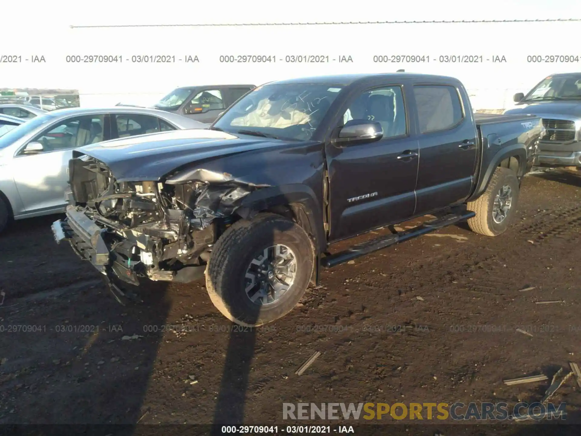 2 Photograph of a damaged car 3TMCZ5ANXLM288153 TOYOTA TACOMA 4WD 2020