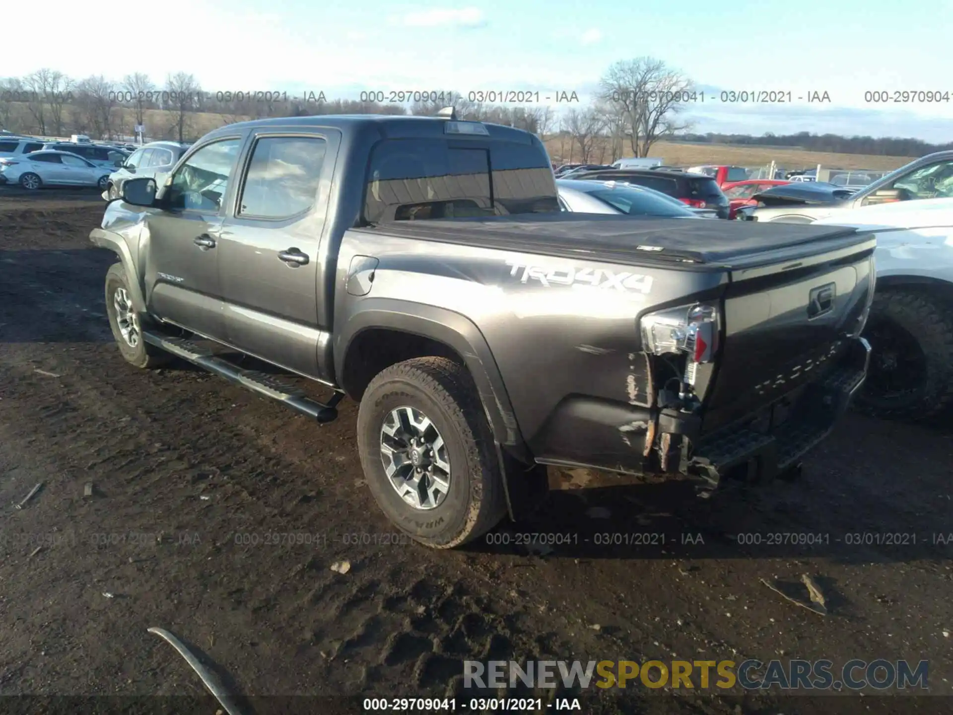 3 Photograph of a damaged car 3TMCZ5ANXLM288153 TOYOTA TACOMA 4WD 2020