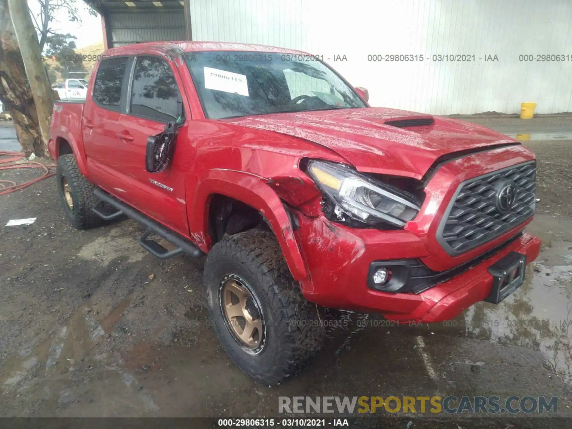 1 Фотография поврежденного автомобиля 3TMCZ5ANXLM290033 TOYOTA TACOMA 4WD 2020