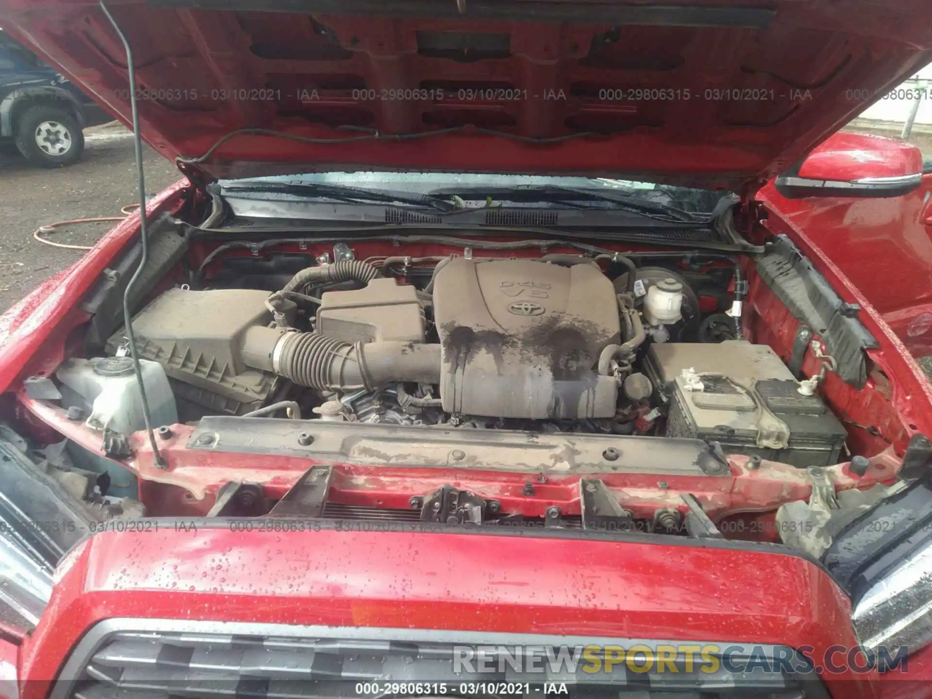 10 Photograph of a damaged car 3TMCZ5ANXLM290033 TOYOTA TACOMA 4WD 2020