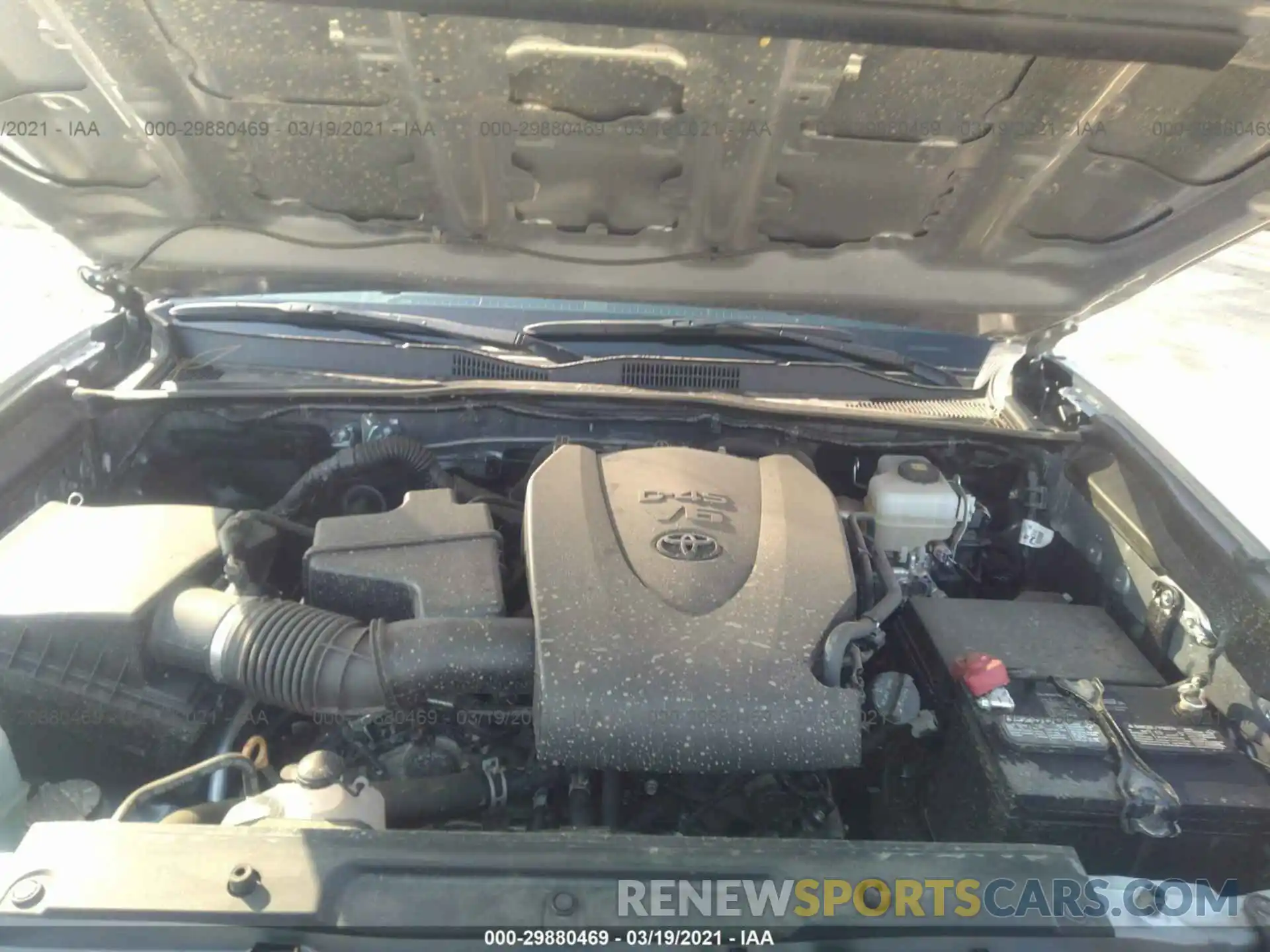 10 Photograph of a damaged car 3TMCZ5ANXLM295460 TOYOTA TACOMA 4WD 2020