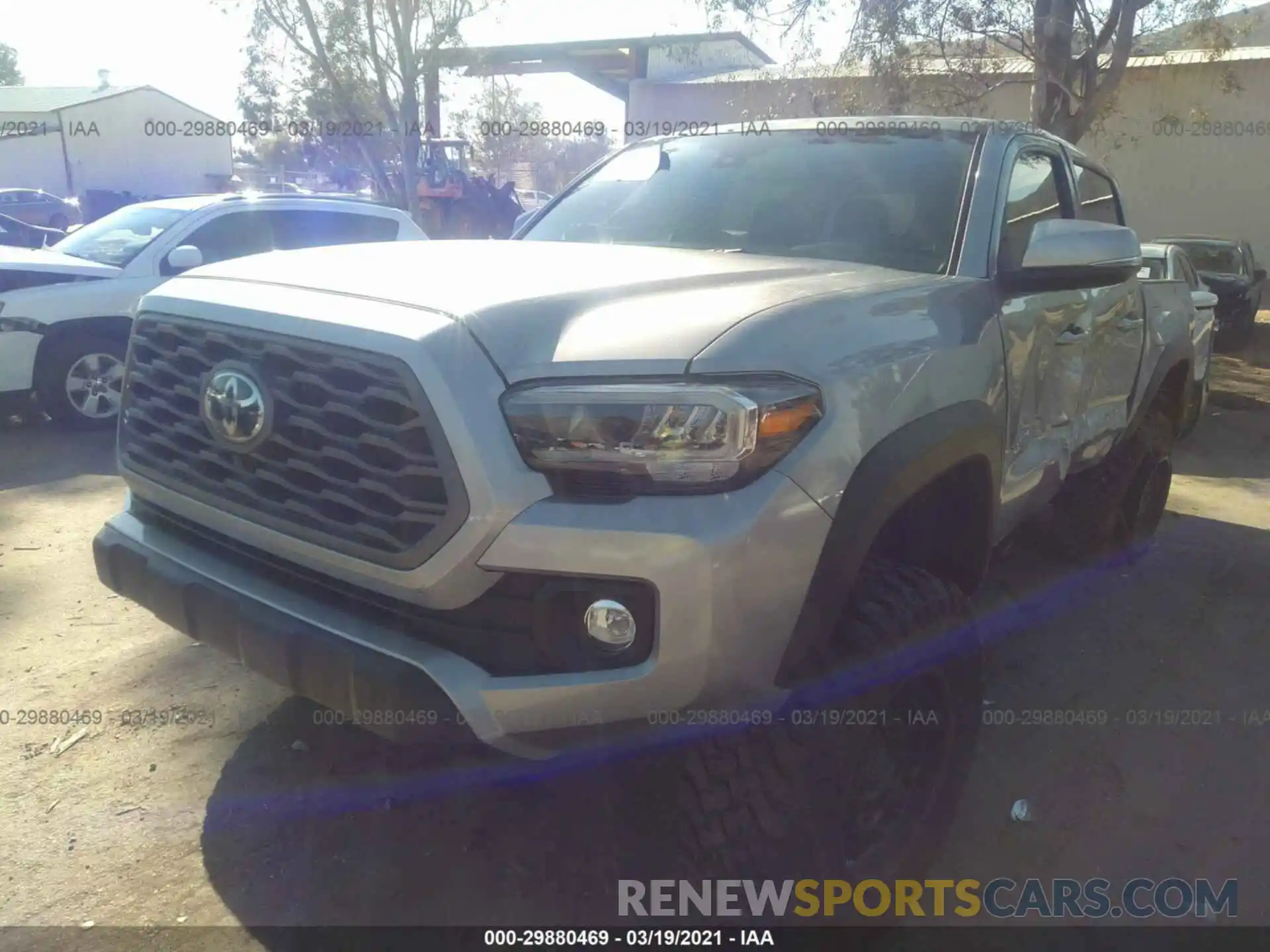 2 Photograph of a damaged car 3TMCZ5ANXLM295460 TOYOTA TACOMA 4WD 2020