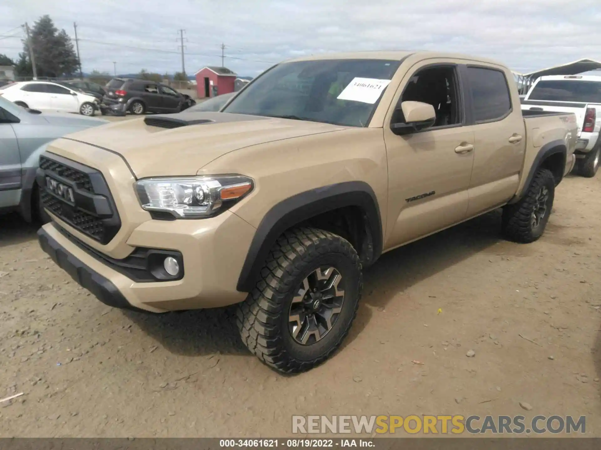 2 Фотография поврежденного автомобиля 3TMCZ5ANXLM297564 TOYOTA TACOMA 4WD 2020