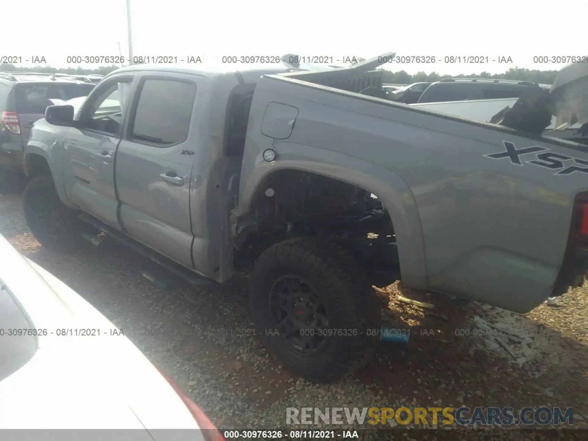 3 Photograph of a damaged car 3TMCZ5ANXLM298830 TOYOTA TACOMA 4WD 2020