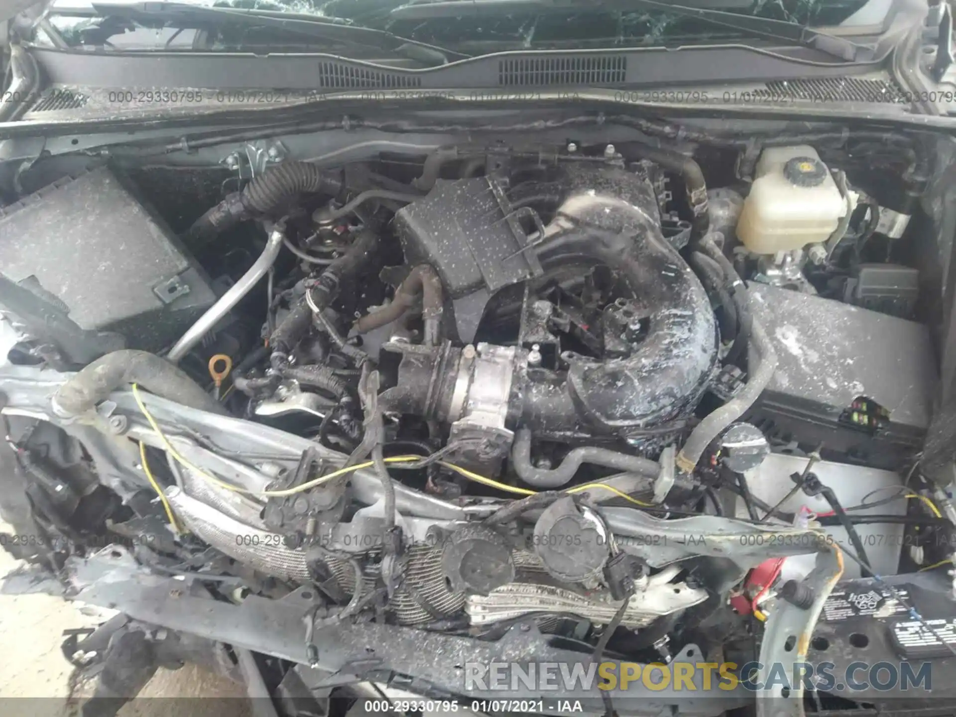 10 Photograph of a damaged car 3TMCZ5ANXLM303668 TOYOTA TACOMA 4WD 2020