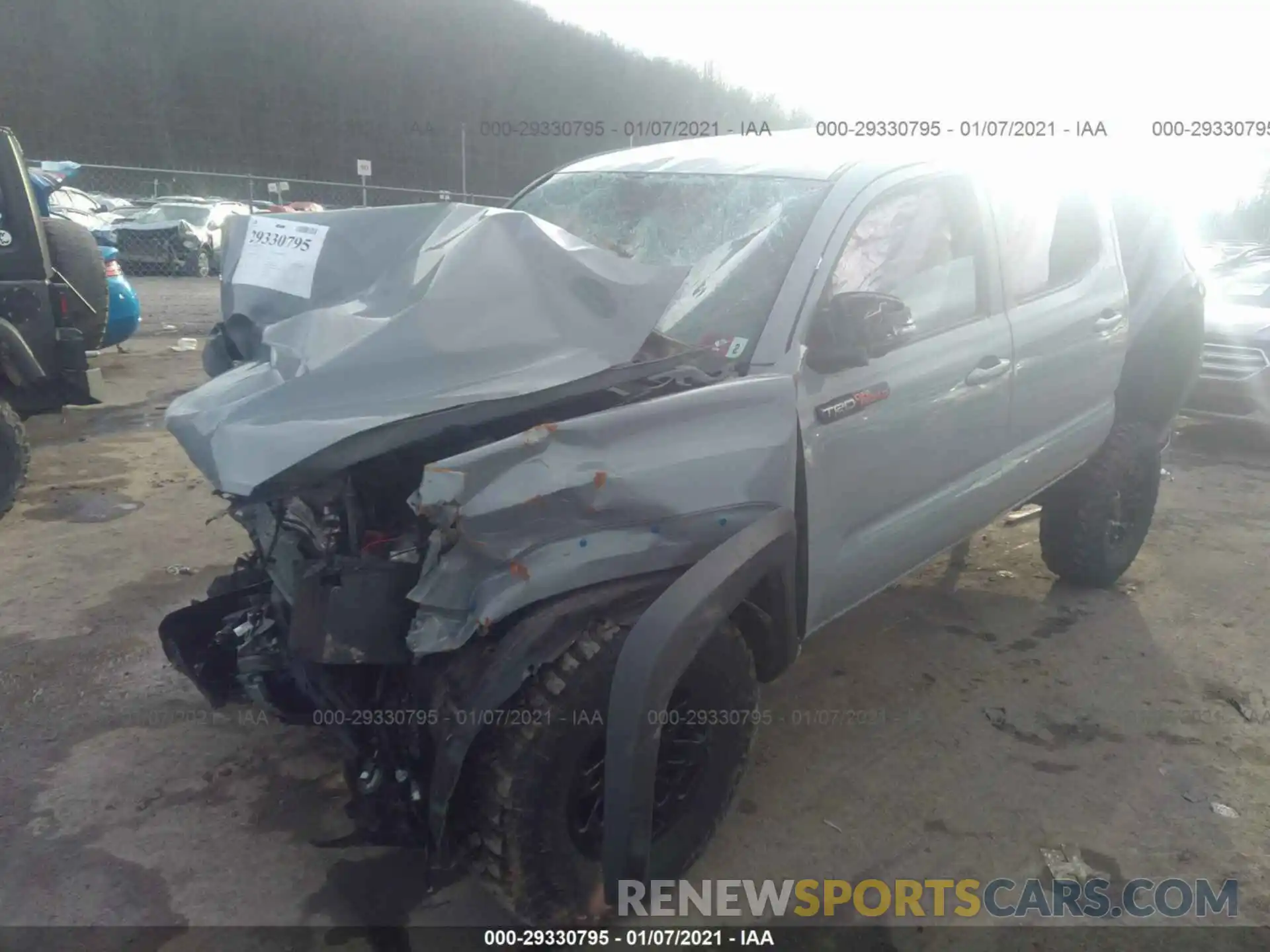 2 Photograph of a damaged car 3TMCZ5ANXLM303668 TOYOTA TACOMA 4WD 2020