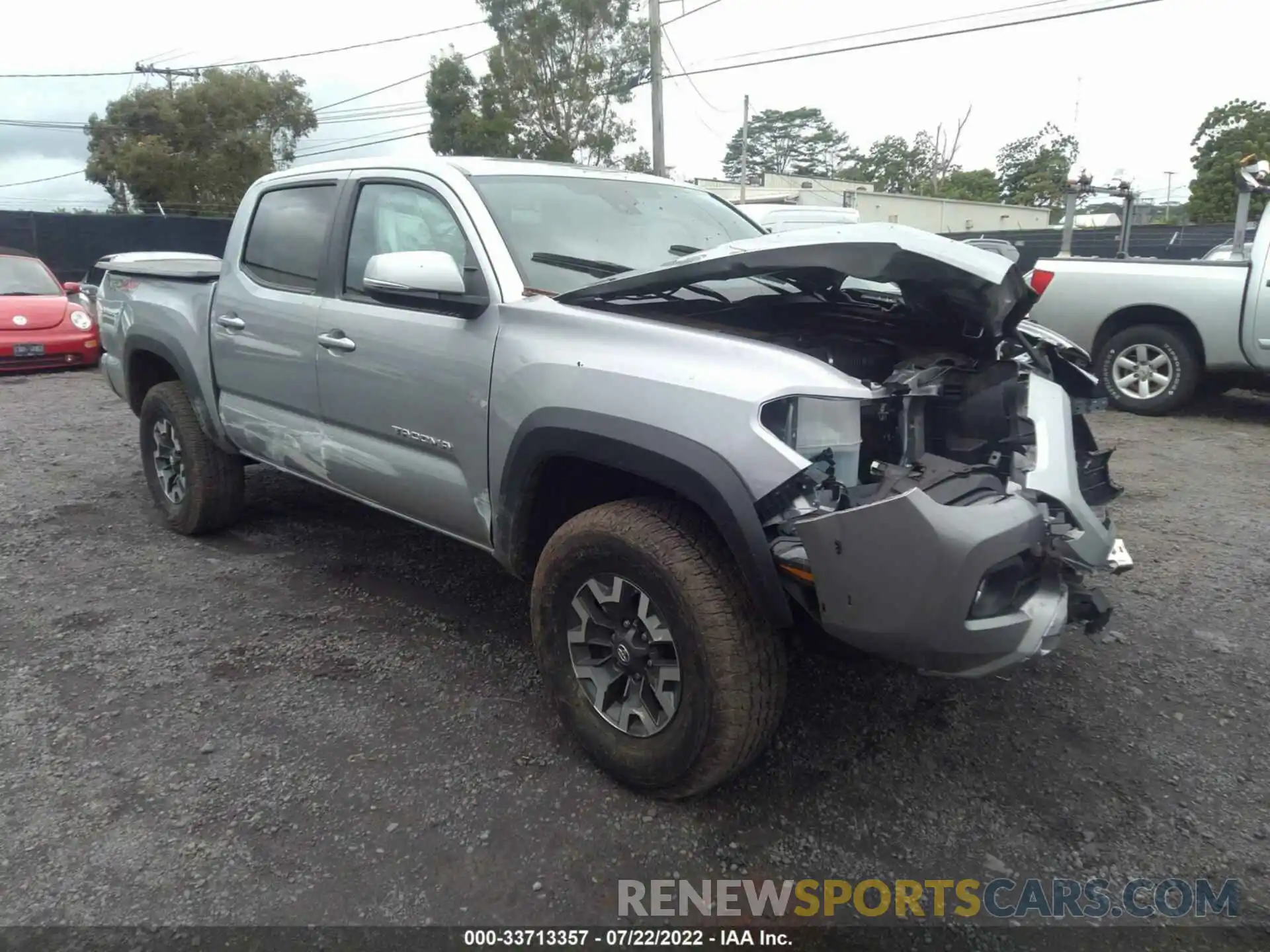 1 Photograph of a damaged car 3TMCZ5ANXLM303671 TOYOTA TACOMA 4WD 2020