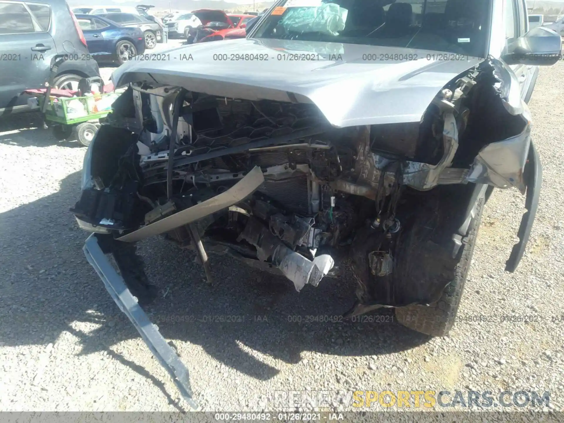 6 Фотография поврежденного автомобиля 3TMCZ5ANXLM311091 TOYOTA TACOMA 4WD 2020