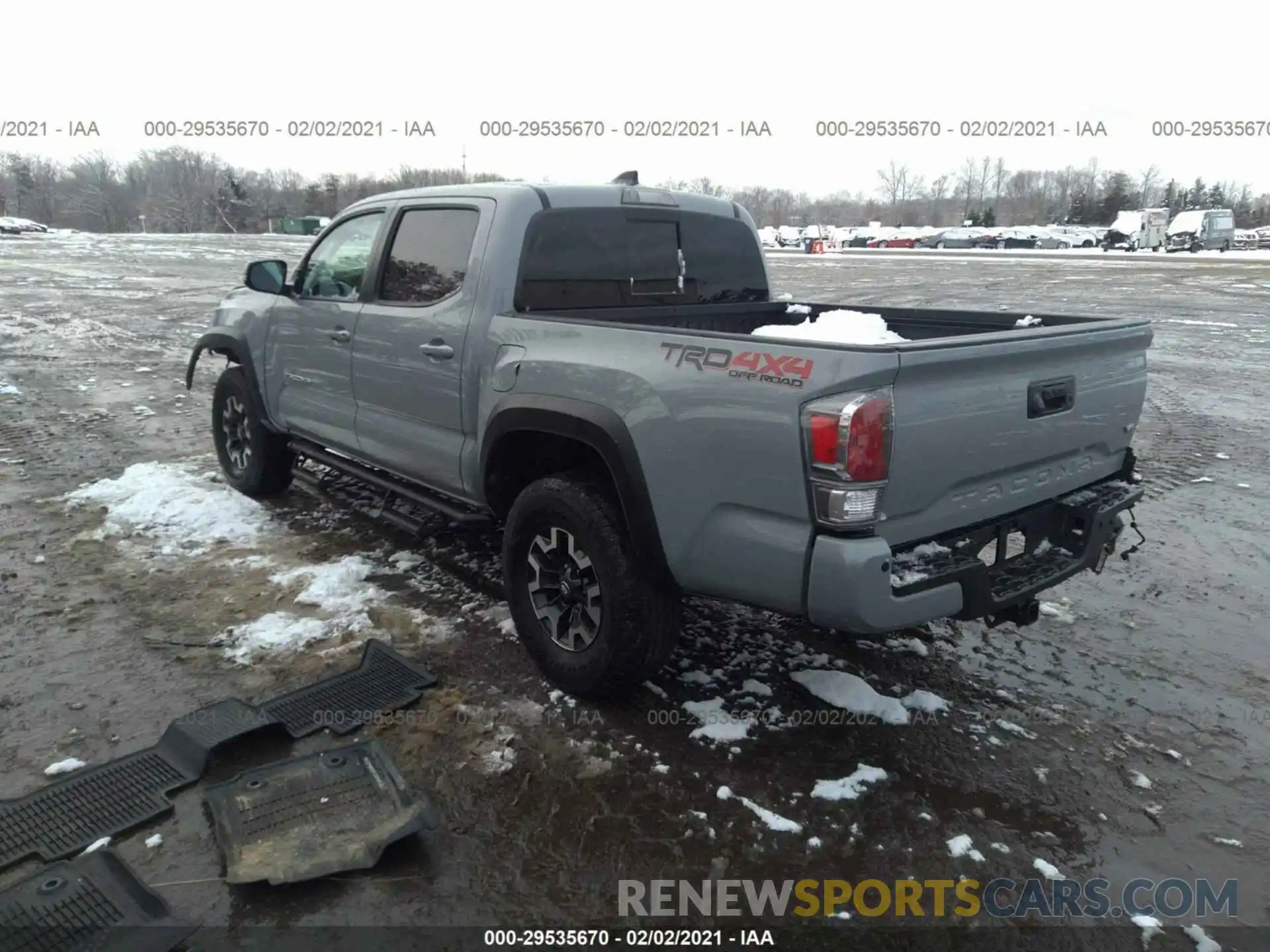 3 Photograph of a damaged car 3TMCZ5ANXLM312337 TOYOTA TACOMA 4WD 2020