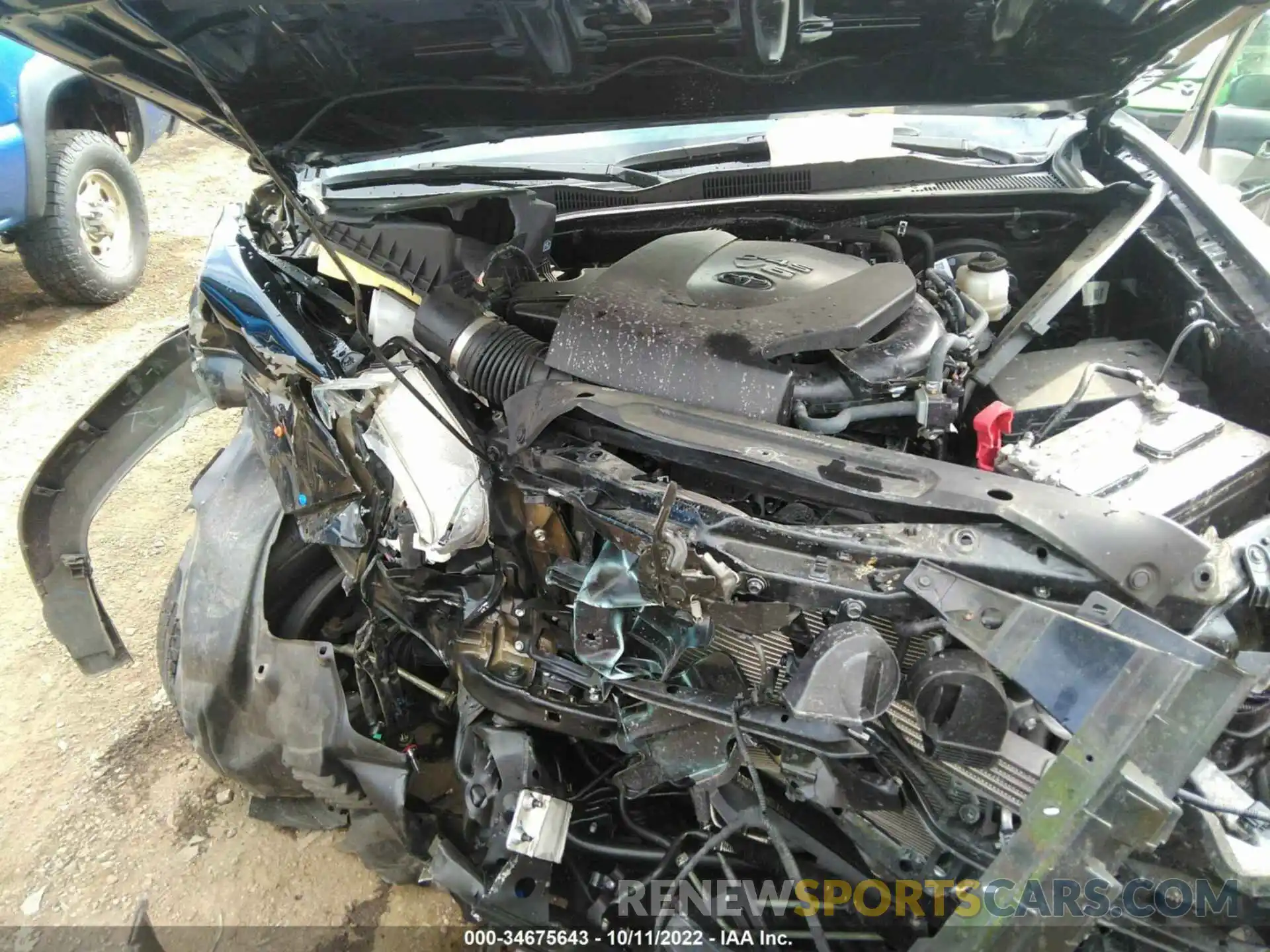 10 Фотография поврежденного автомобиля 3TMCZ5ANXLM317988 TOYOTA TACOMA 4WD 2020