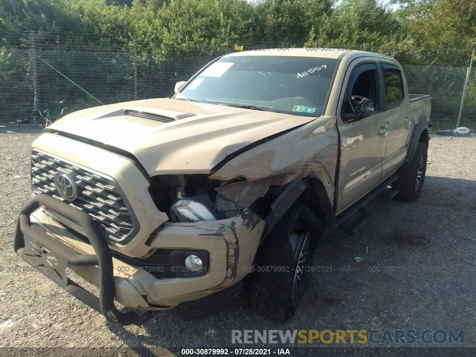 6 Photograph of a damaged car 3TMCZ5ANXLM319661 TOYOTA TACOMA 4WD 2020