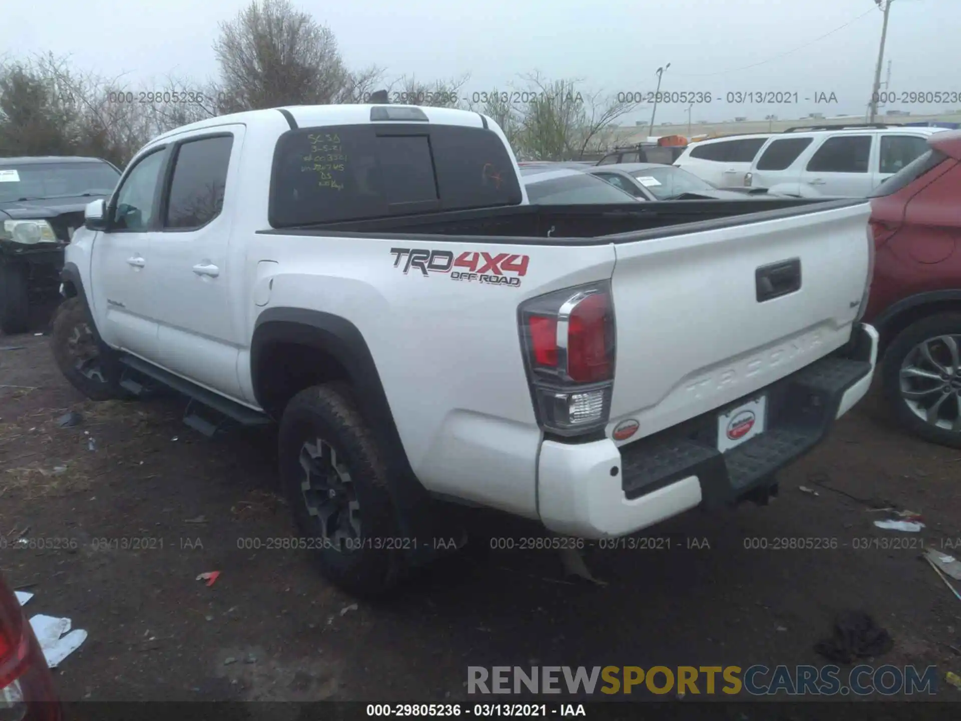 3 Photograph of a damaged car 3TMCZ5ANXLM320745 TOYOTA TACOMA 4WD 2020