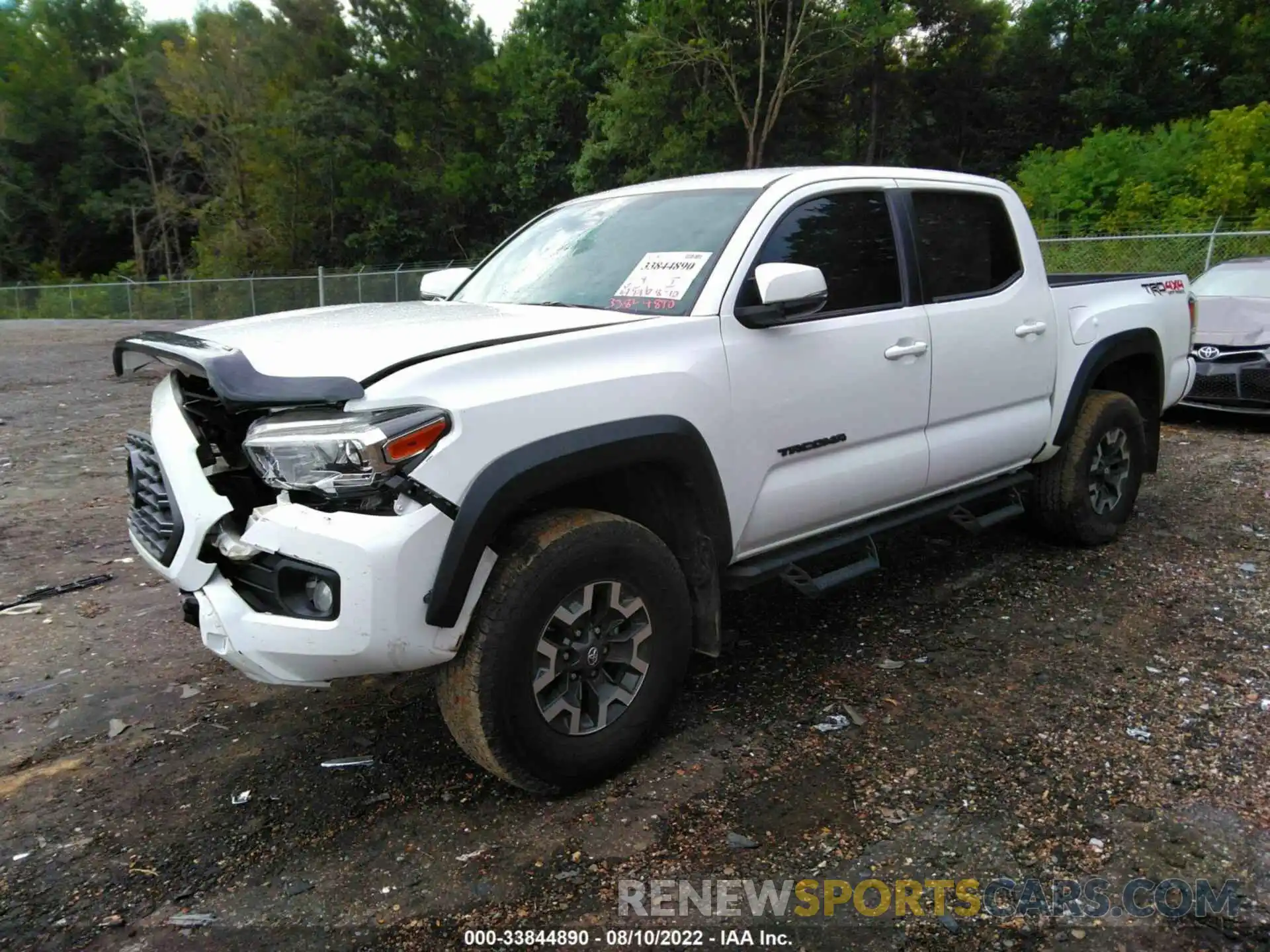 2 Photograph of a damaged car 3TMCZ5ANXLM321569 TOYOTA TACOMA 4WD 2020