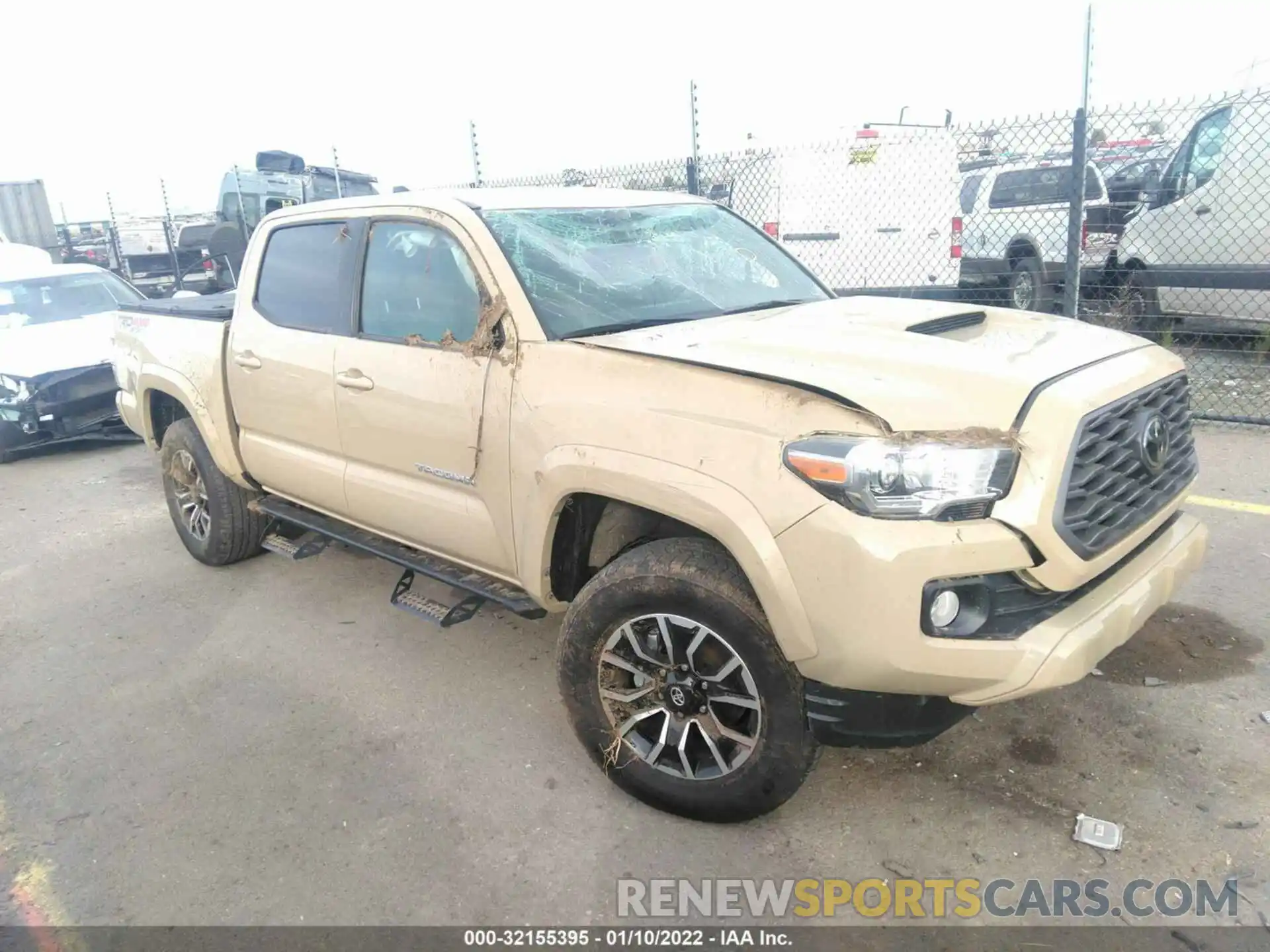 1 Photograph of a damaged car 3TMCZ5ANXLM324696 TOYOTA TACOMA 4WD 2020