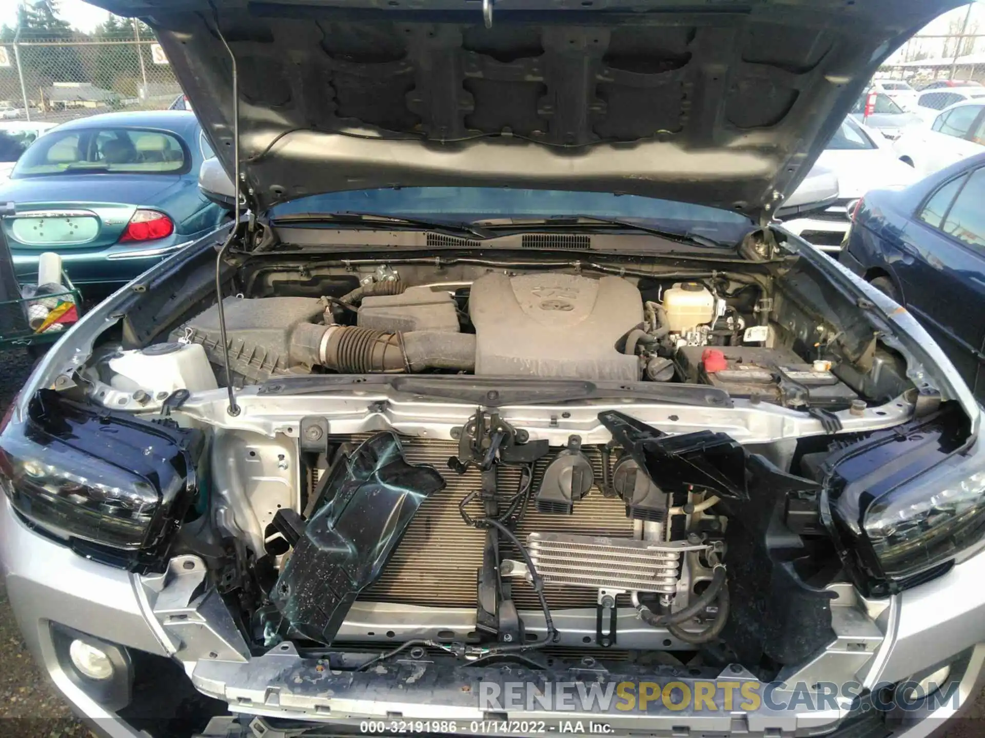 10 Photograph of a damaged car 3TMCZ5ANXLM326884 TOYOTA TACOMA 4WD 2020