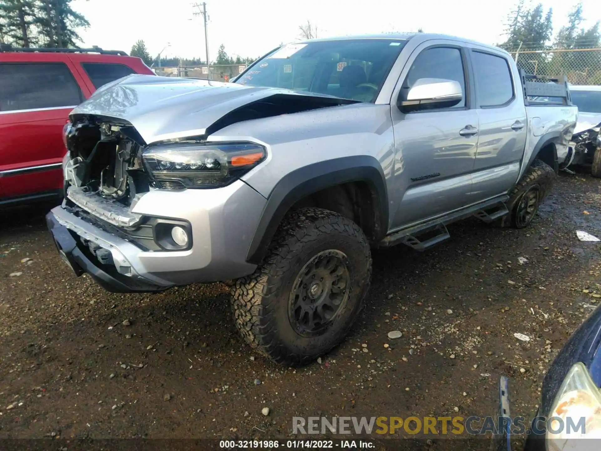 2 Photograph of a damaged car 3TMCZ5ANXLM326884 TOYOTA TACOMA 4WD 2020