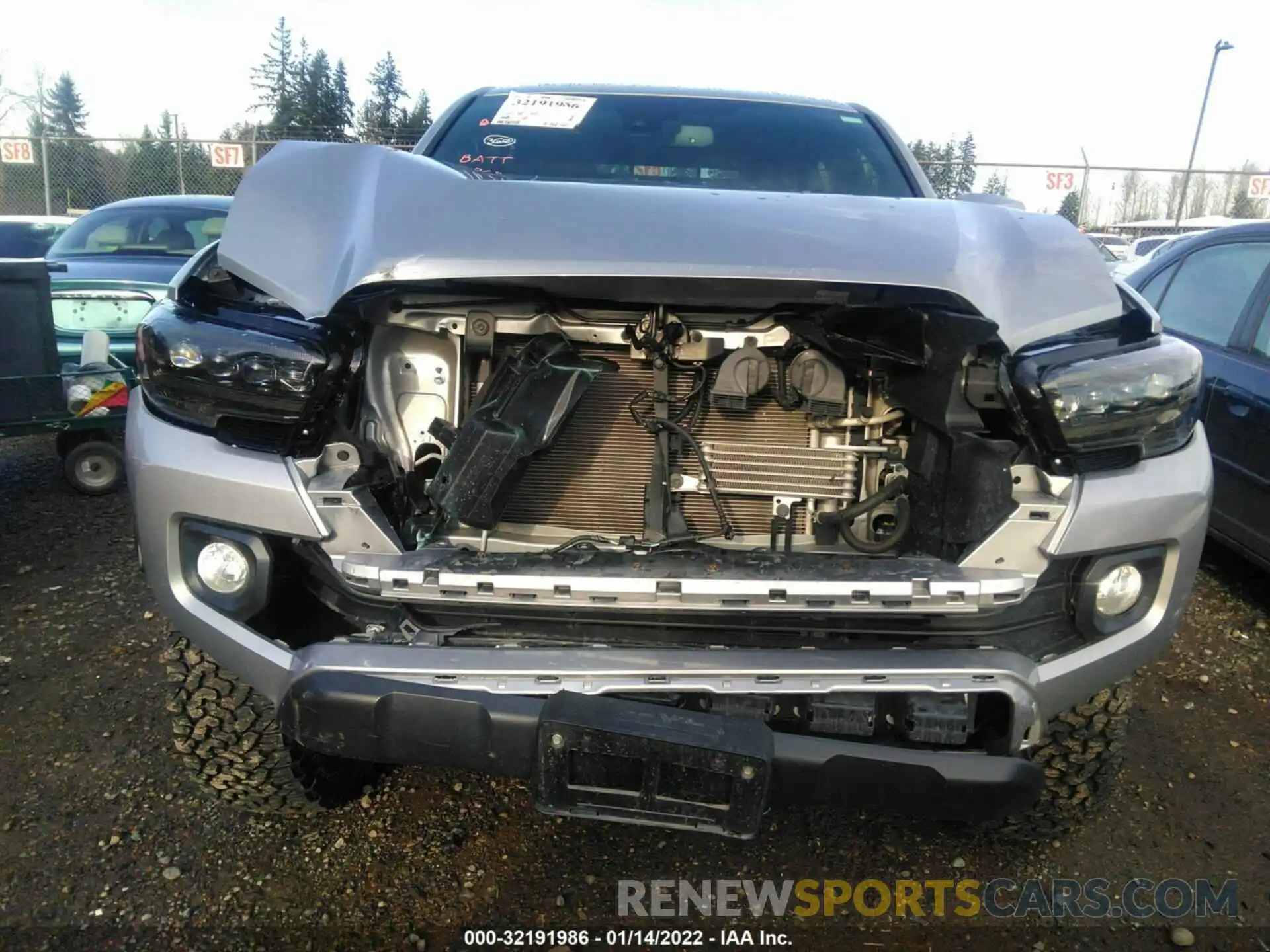 6 Photograph of a damaged car 3TMCZ5ANXLM326884 TOYOTA TACOMA 4WD 2020