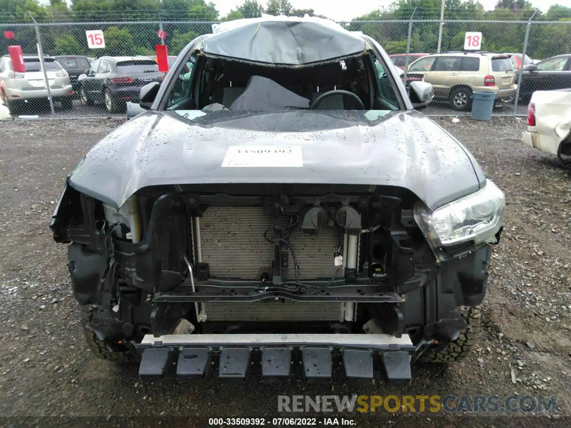 6 Photograph of a damaged car 3TMCZ5ANXLM343684 TOYOTA TACOMA 4WD 2020