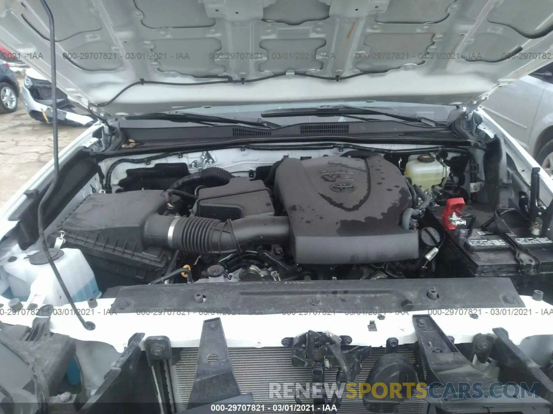 10 Photograph of a damaged car 3TMCZ5ANXLM348917 TOYOTA TACOMA 4WD 2020