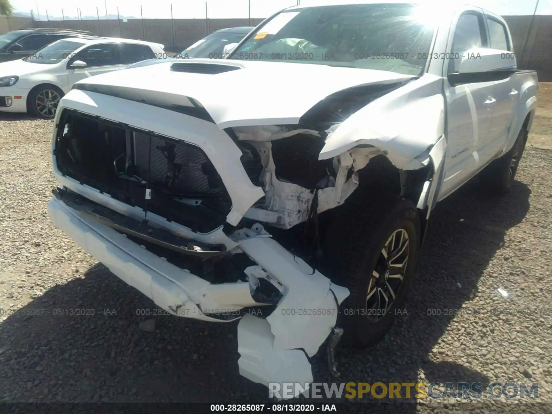 6 Photograph of a damaged car 3TMCZ5ANXLM355916 TOYOTA TACOMA 4WD 2020