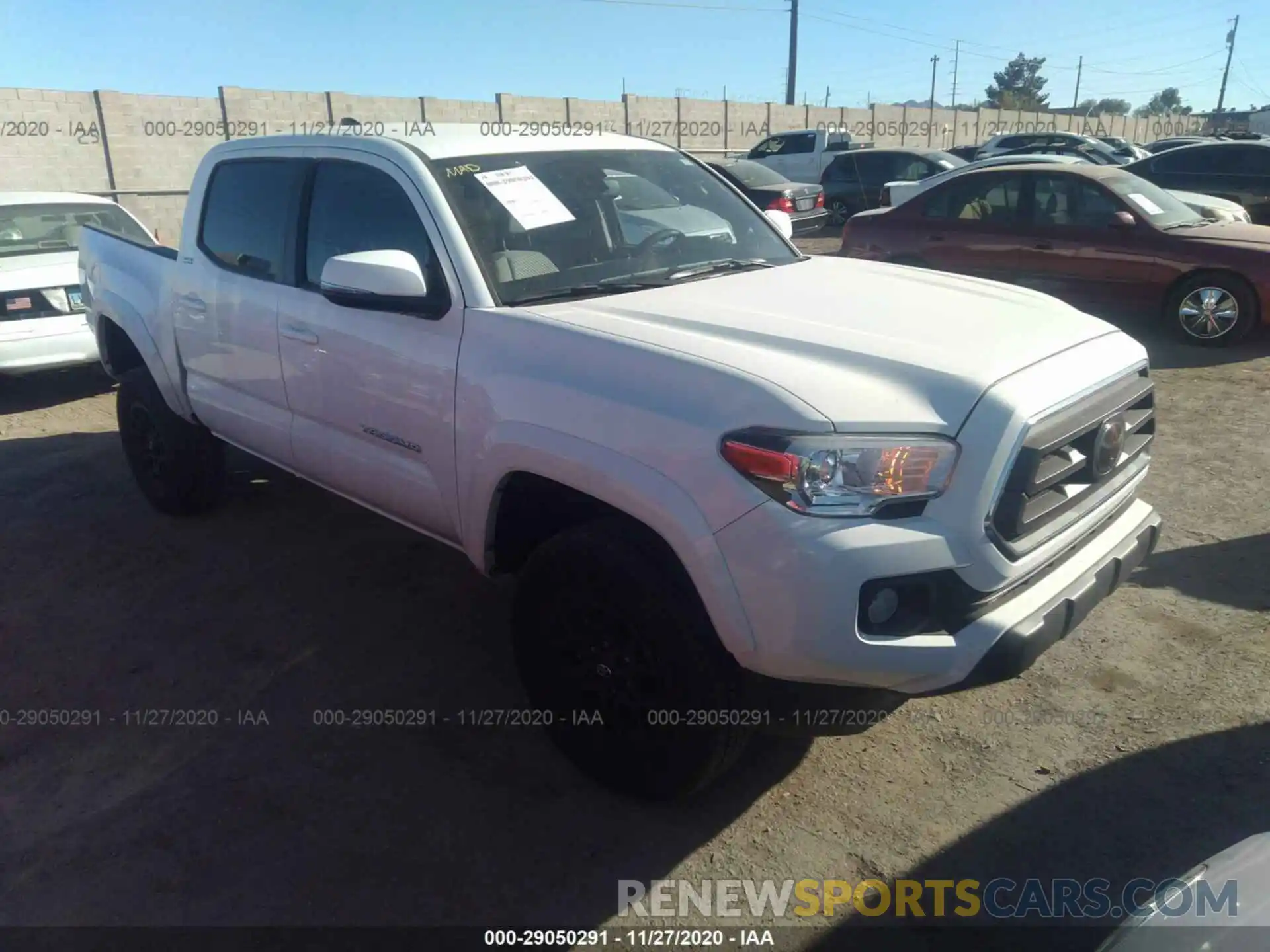 1 Photograph of a damaged car 3TMCZ5ANXLM357147 TOYOTA TACOMA 4WD 2020