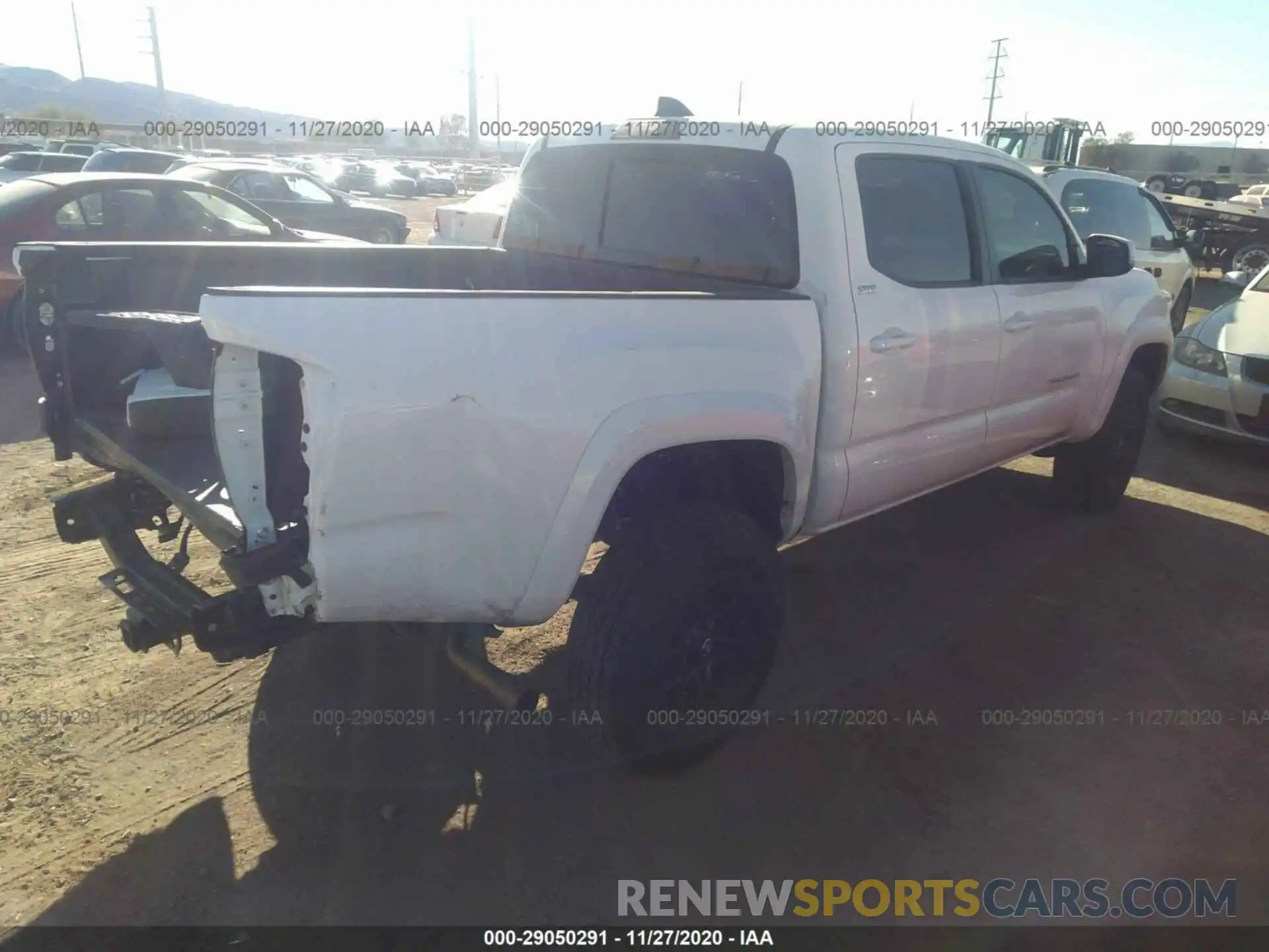 4 Photograph of a damaged car 3TMCZ5ANXLM357147 TOYOTA TACOMA 4WD 2020