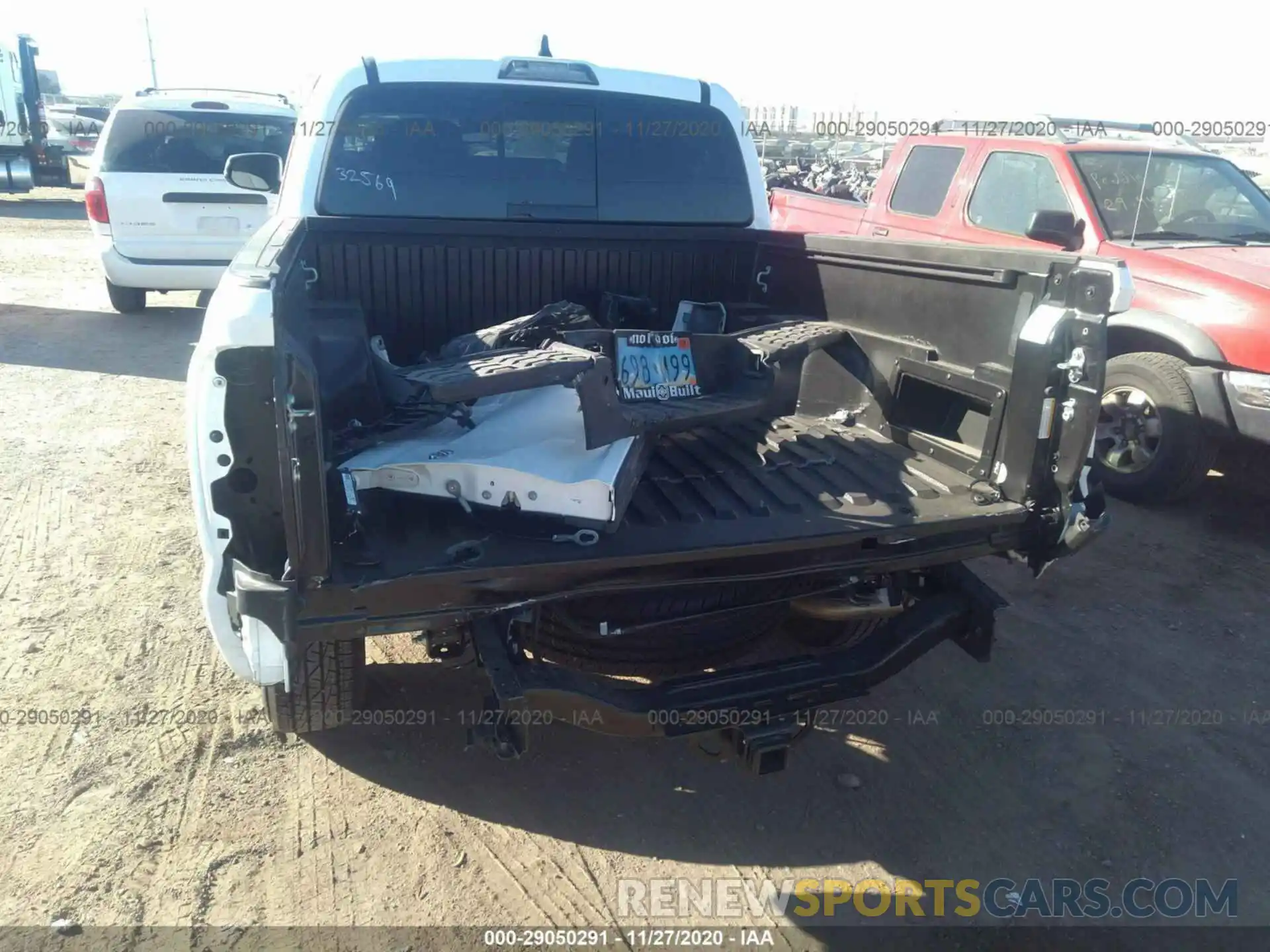 6 Фотография поврежденного автомобиля 3TMCZ5ANXLM357147 TOYOTA TACOMA 4WD 2020